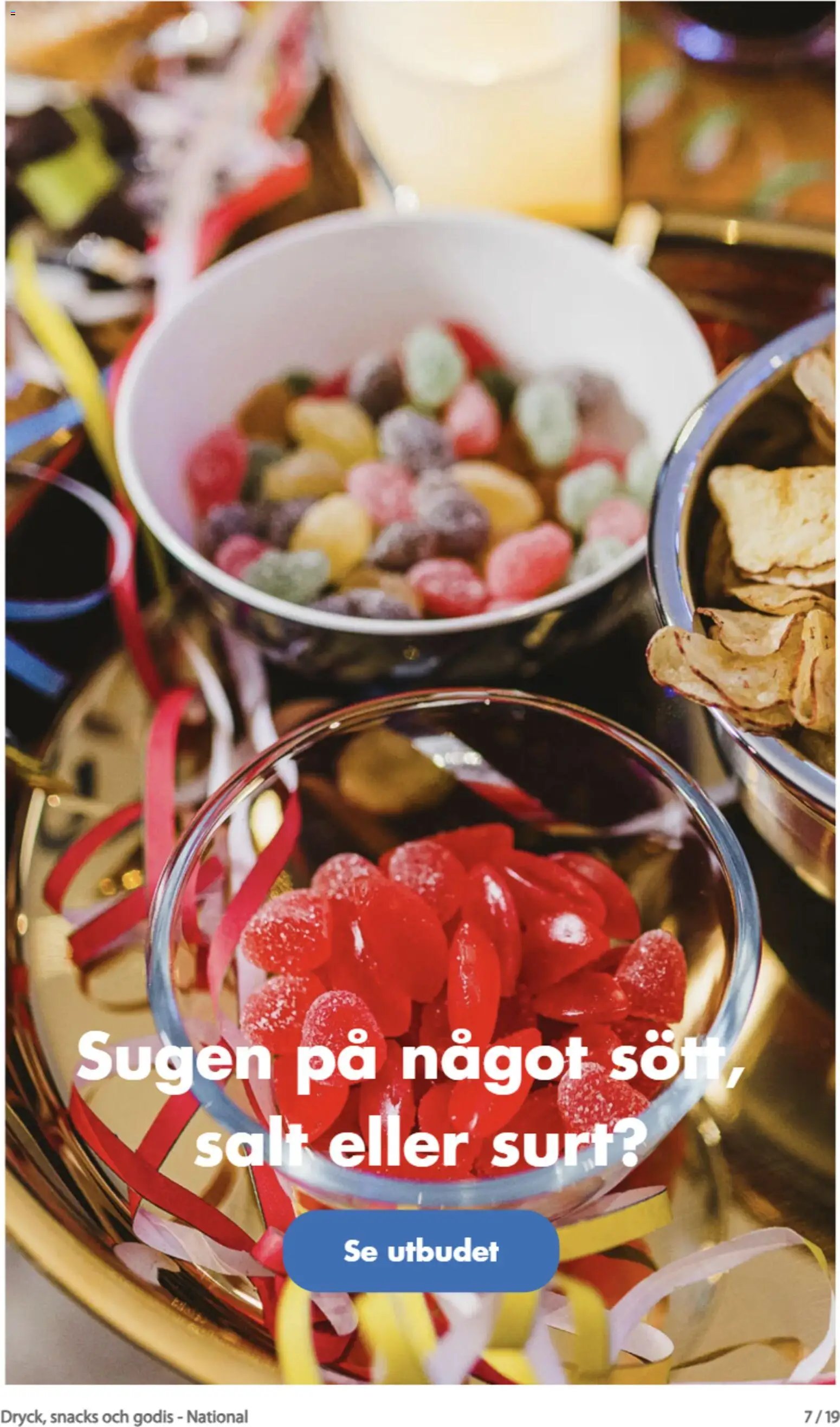 Biltema erbjudanden dryck, snacks och godis