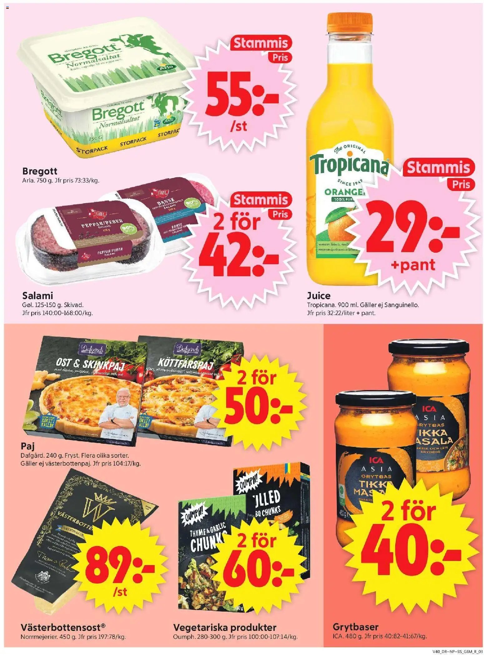 ICA Supermarket erbjudanden