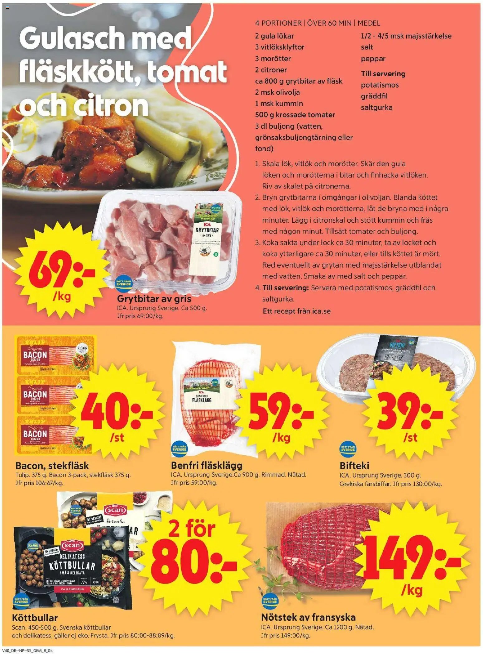 ICA Supermarket erbjudanden