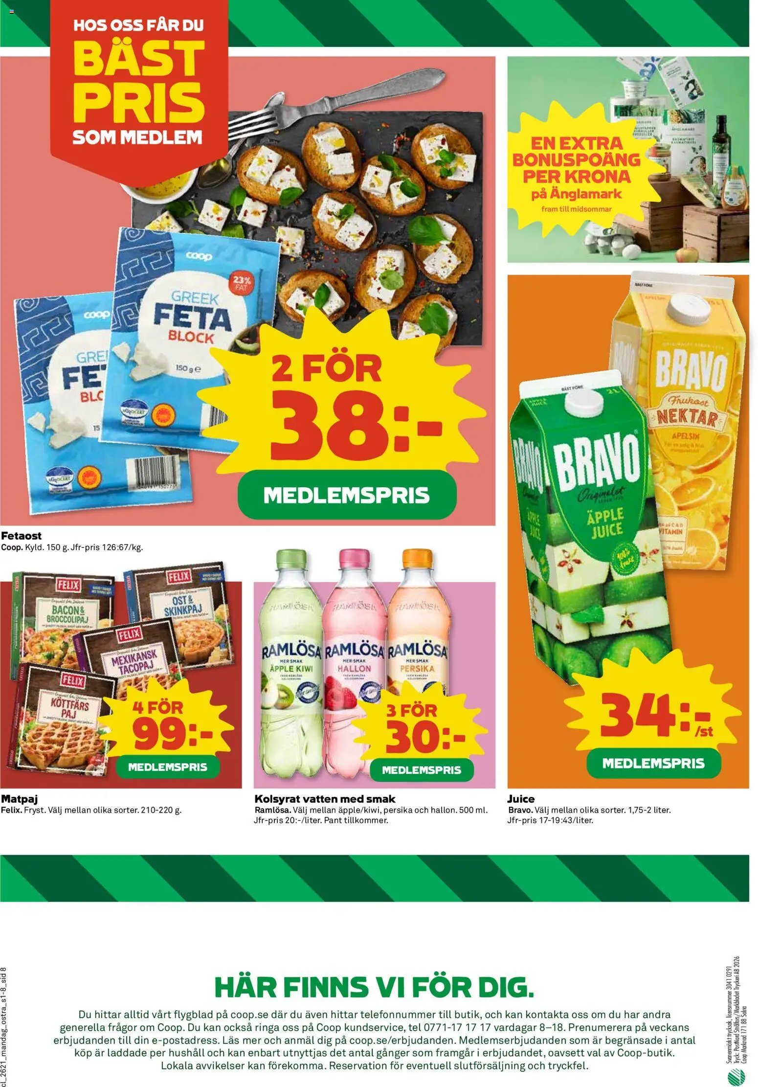 Coop Daglivs erbjudanden