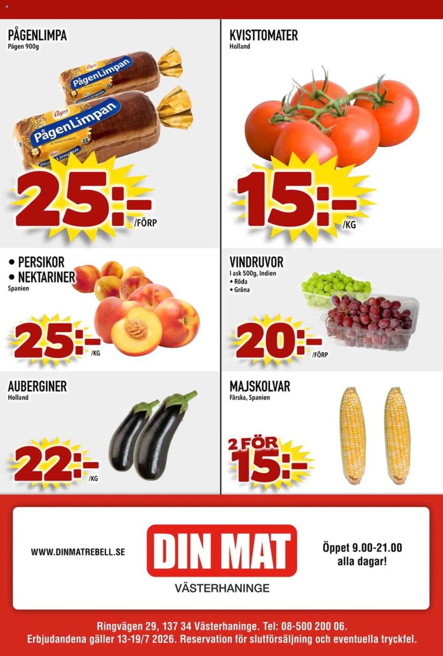 Din Mat erbjudanden