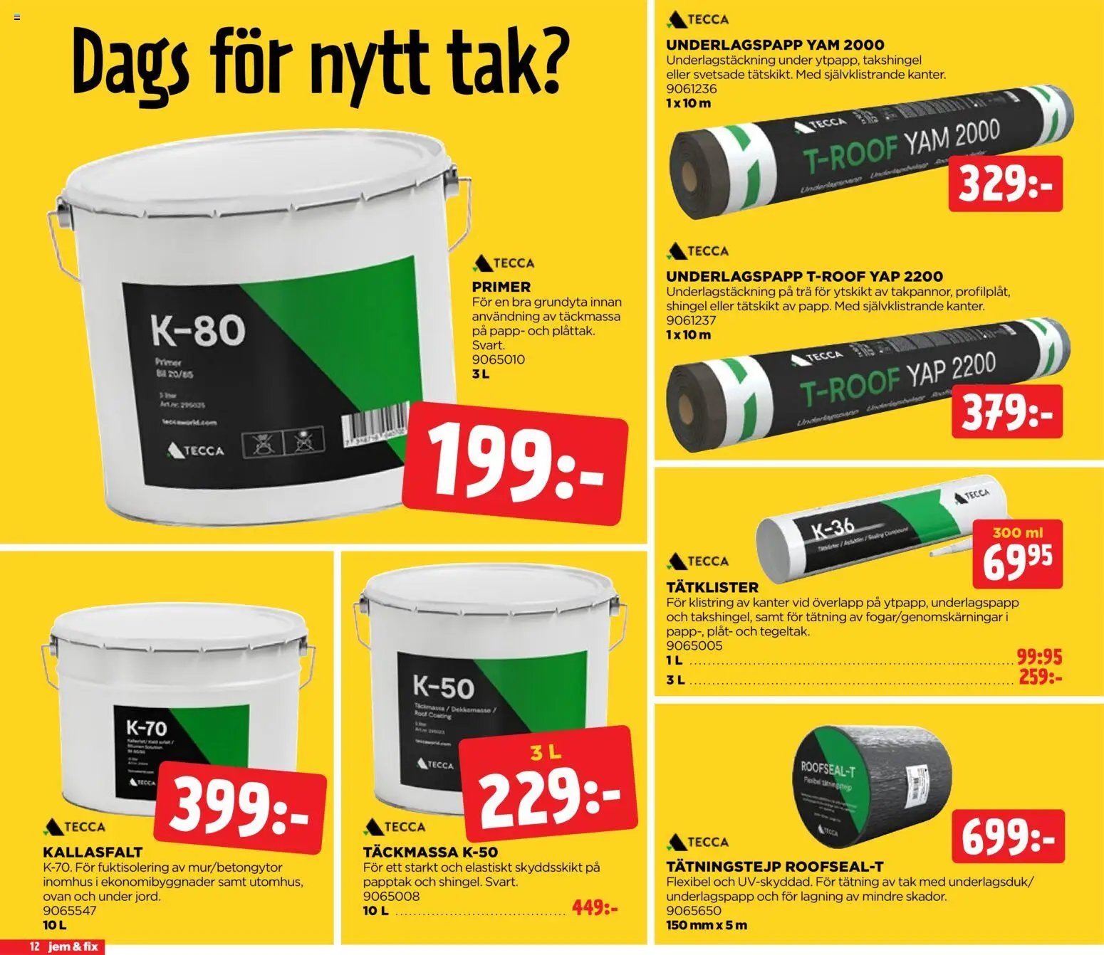 Jem & Fix erbjudanden