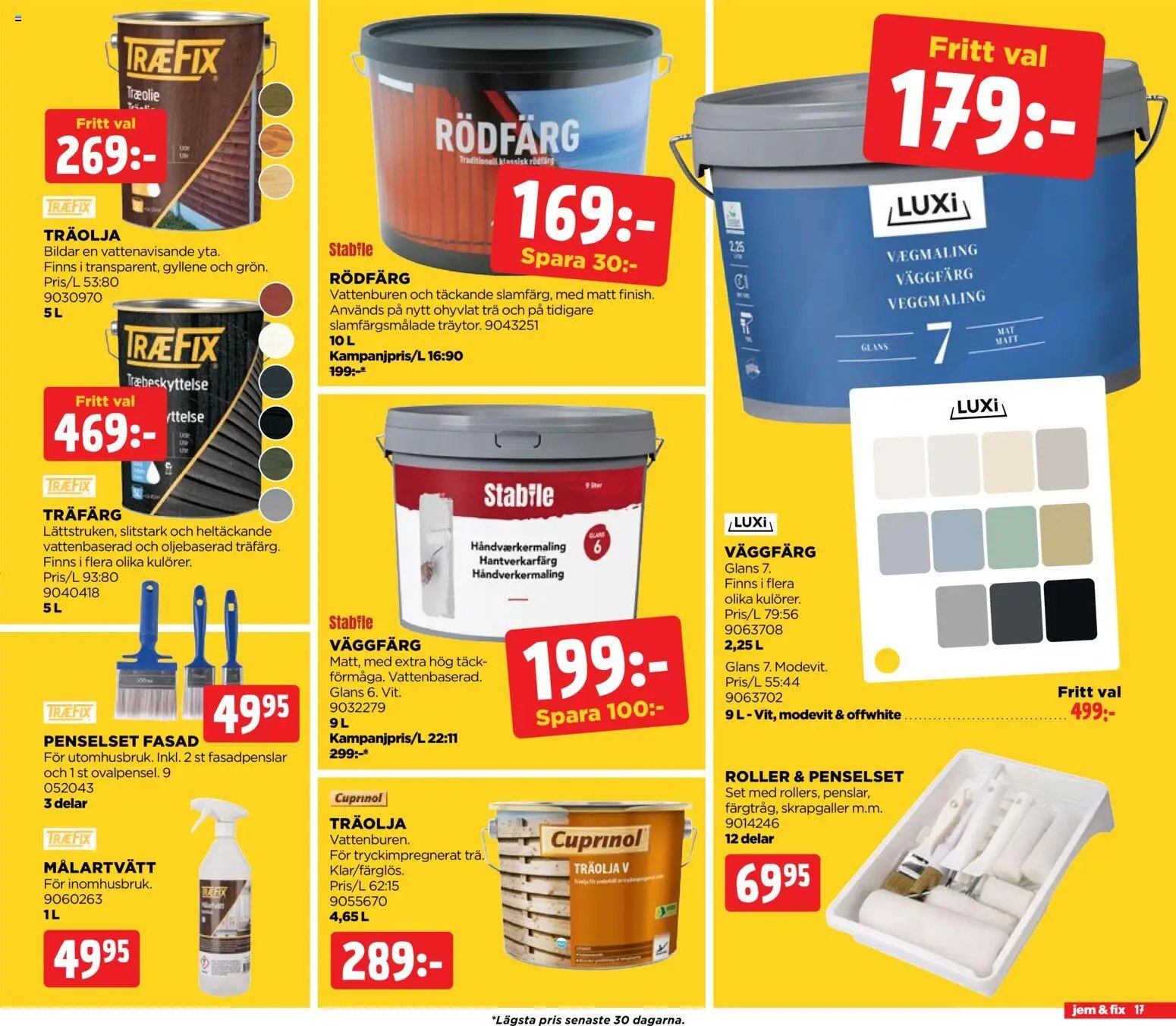 Jem & Fix erbjudanden