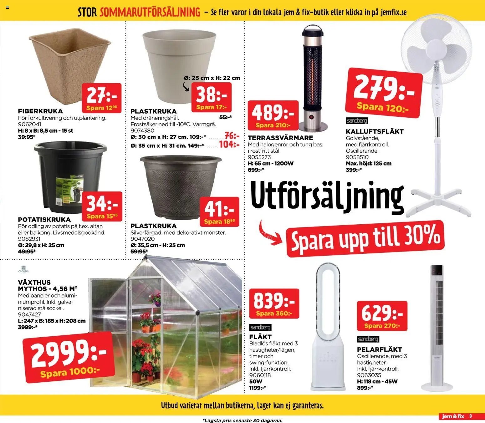 Jem & Fix erbjudanden