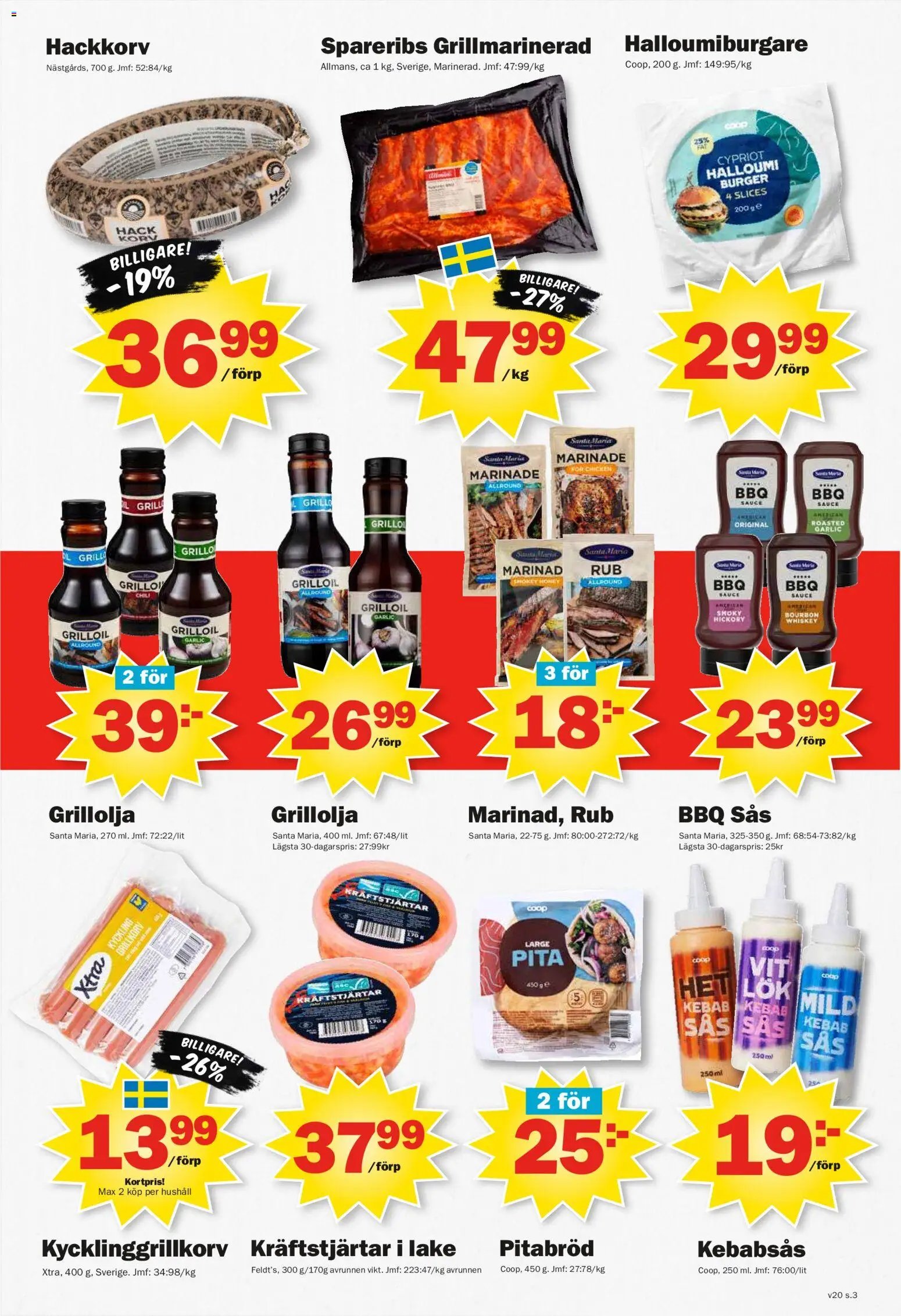 Pekås erbjudanden