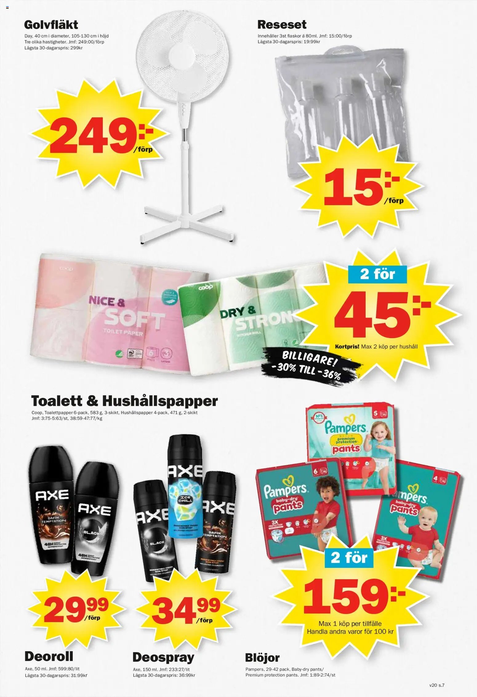 Pekås erbjudanden