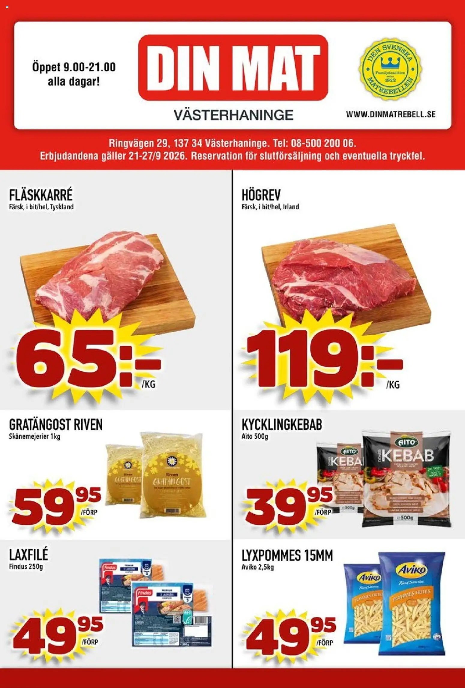 Din Mat erbjudanden