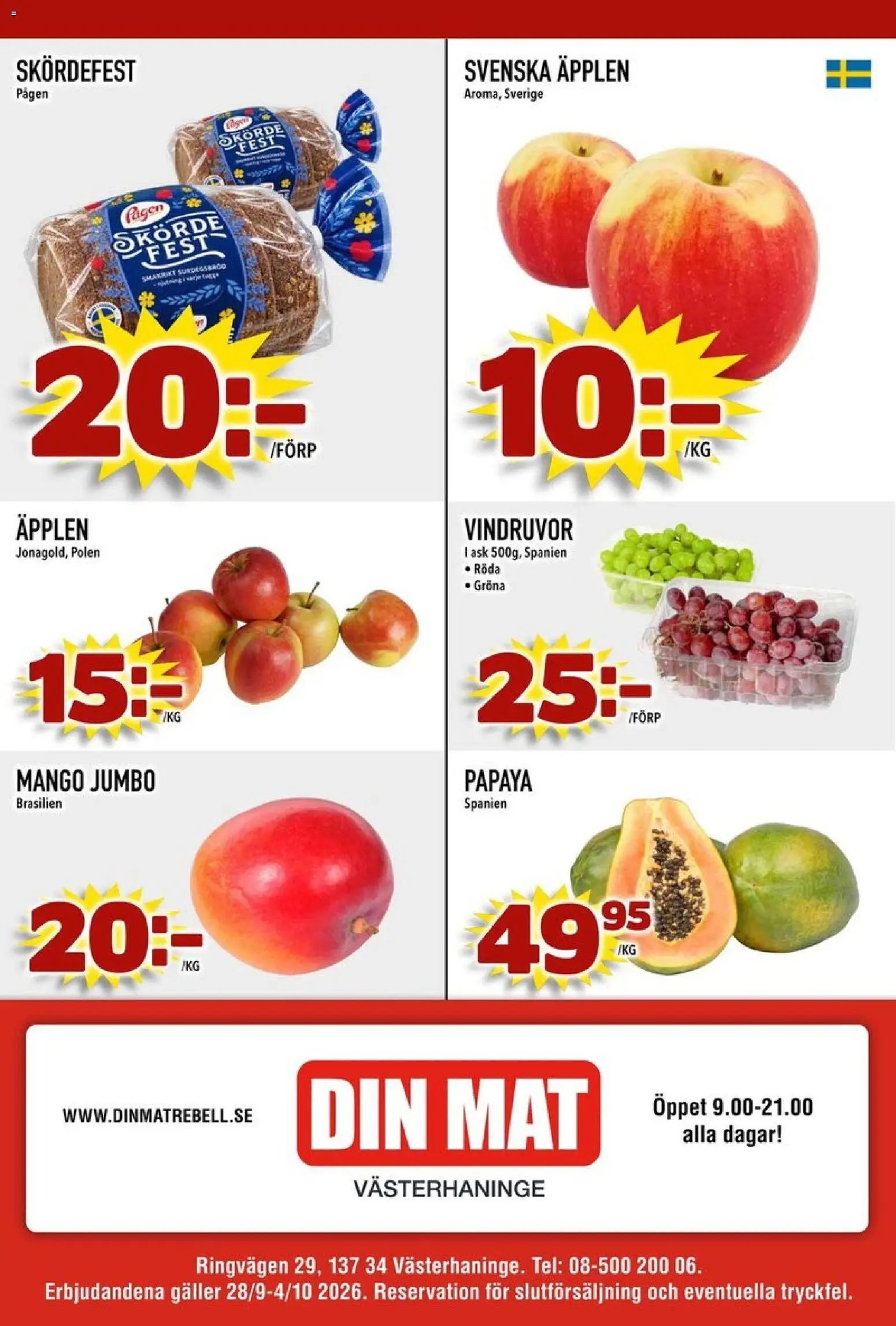Din Mat erbjudanden