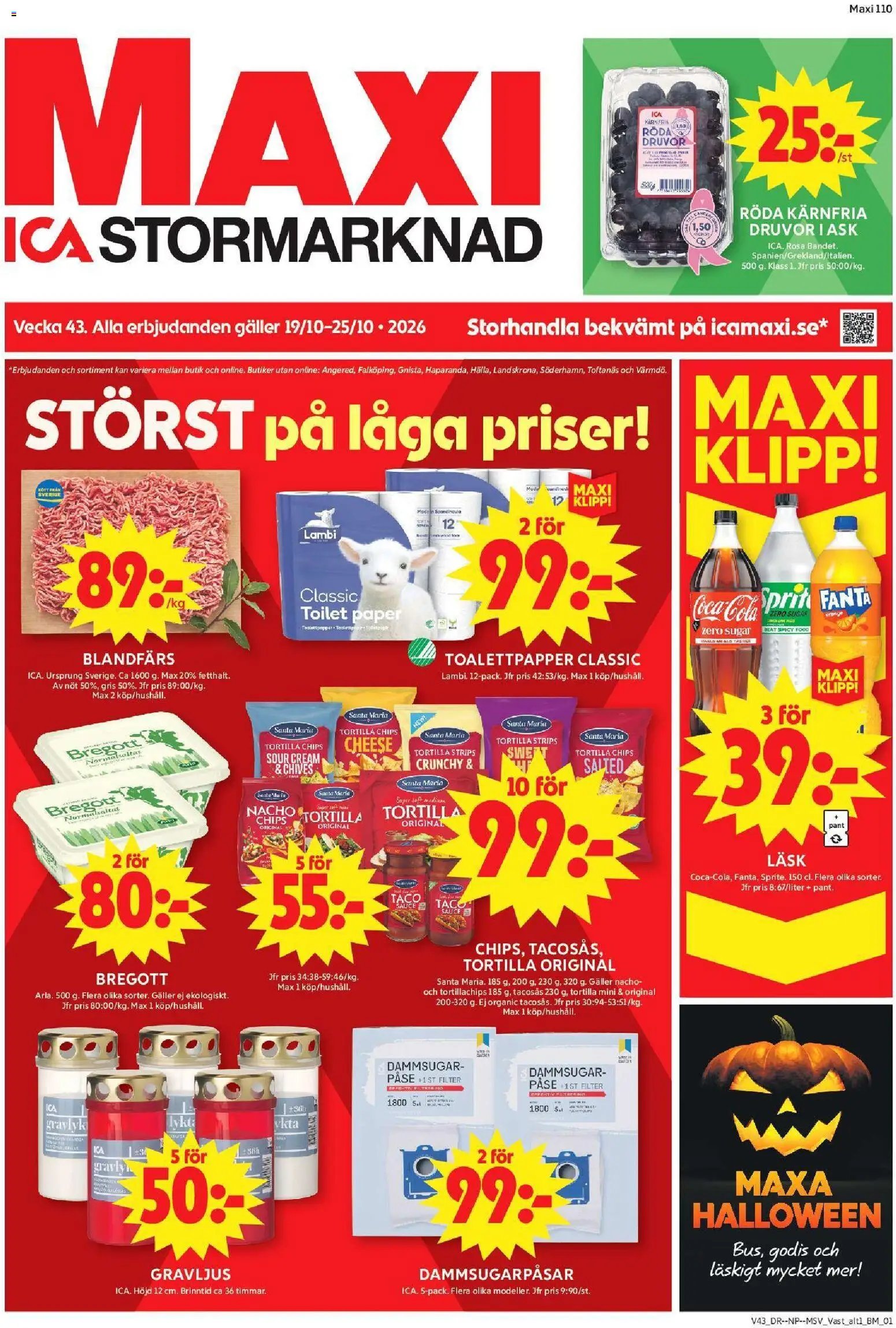 ICA Maxi erbjudanden