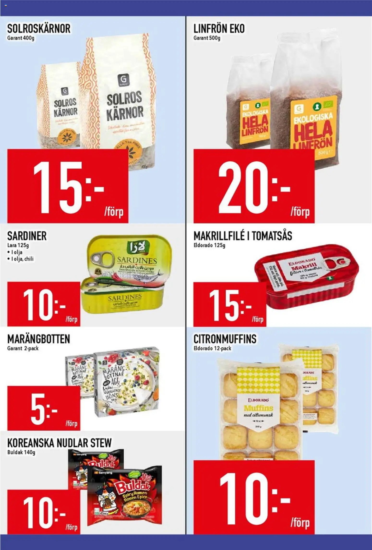 Matdax erbjudanden