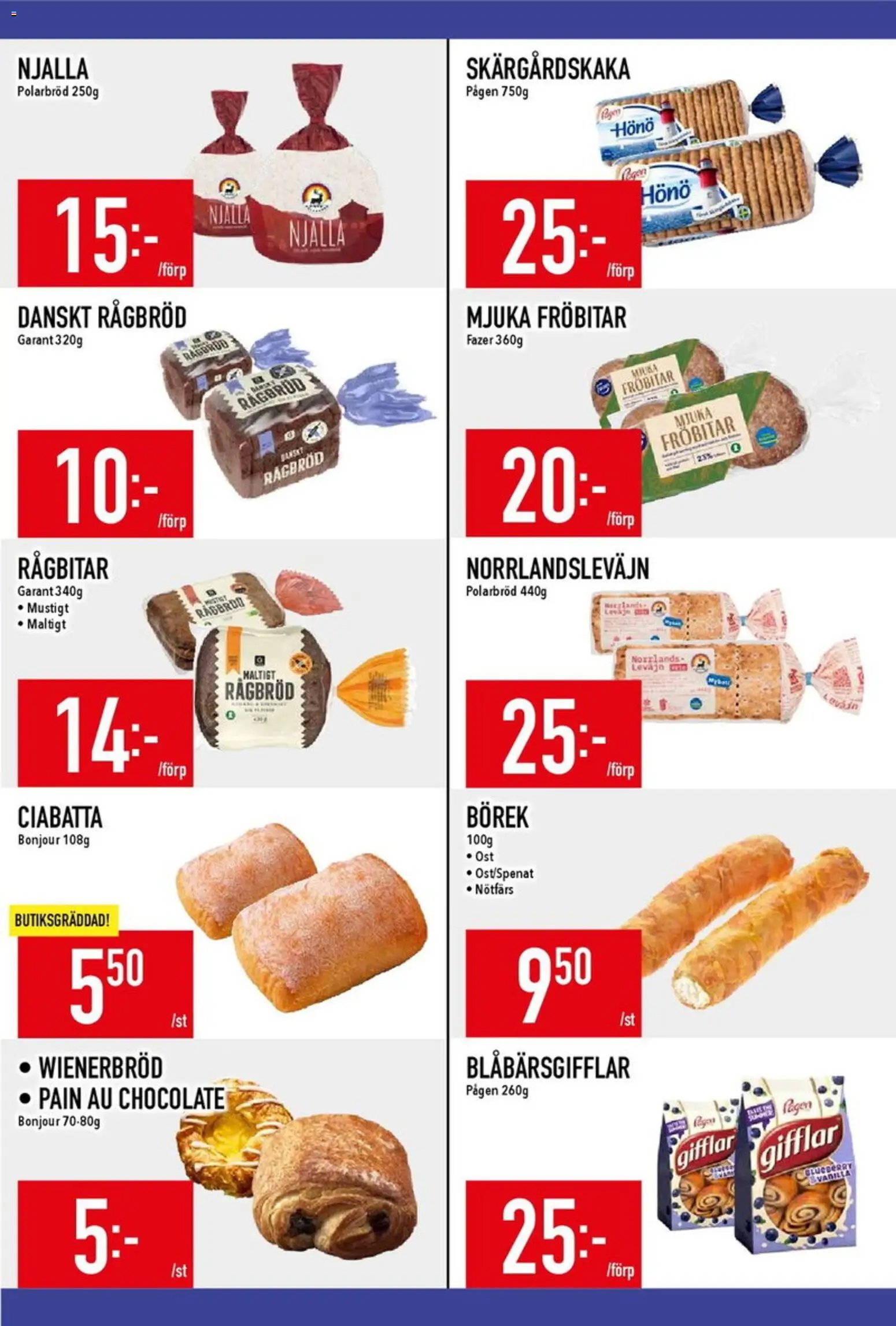 Matdax erbjudanden
