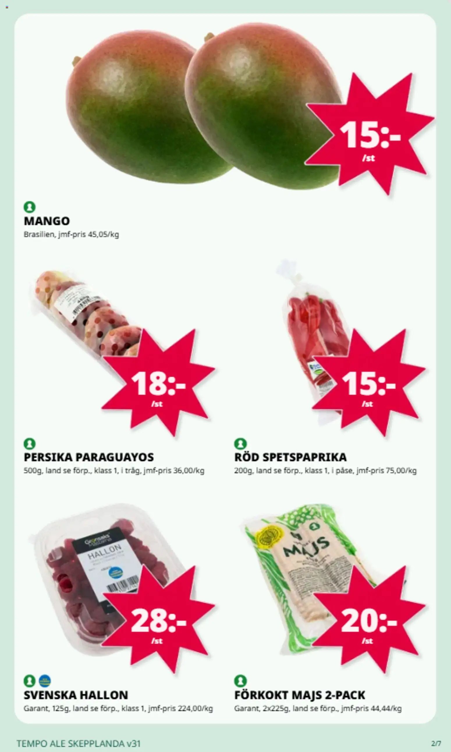 Tempo erbjudanden