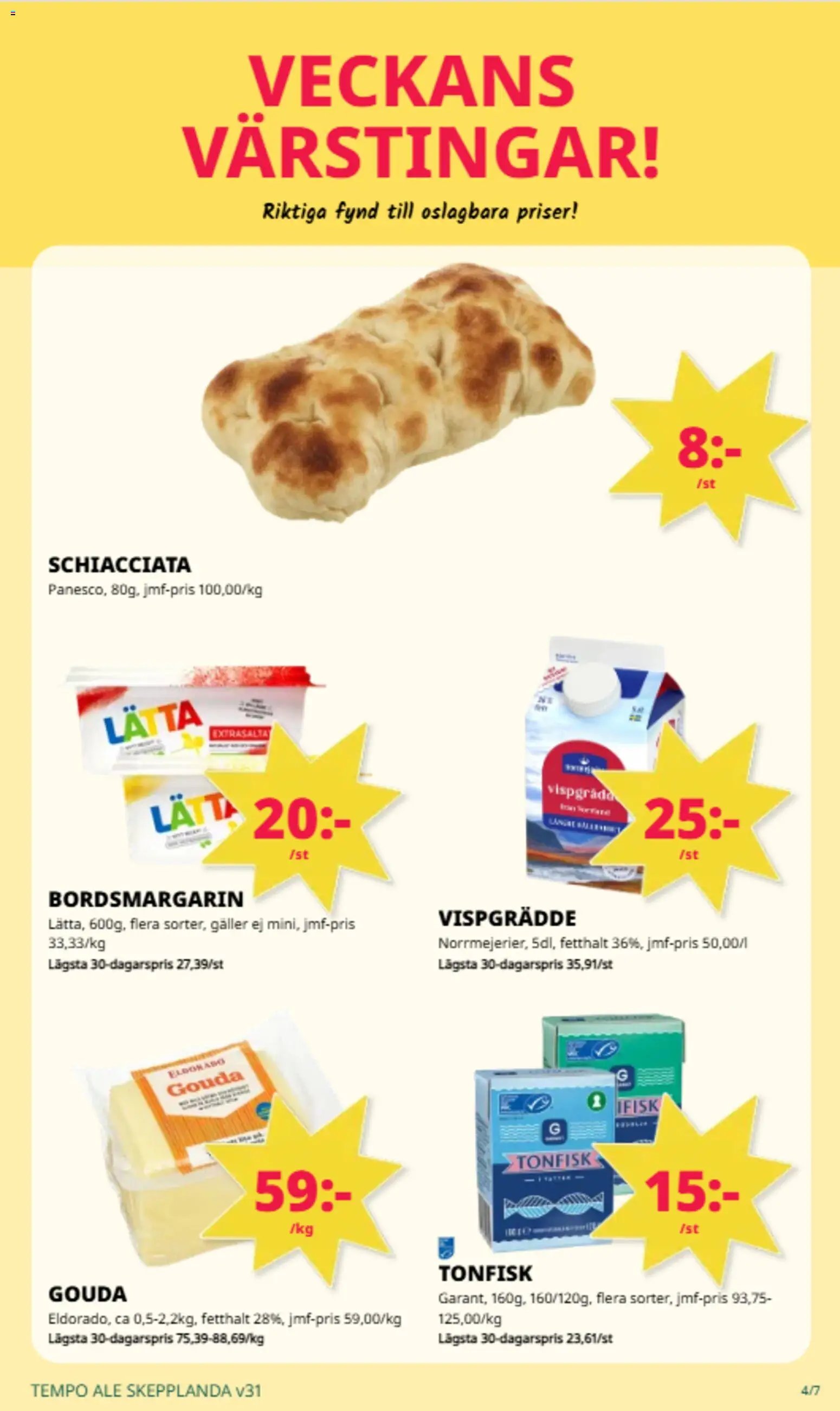Tempo erbjudanden