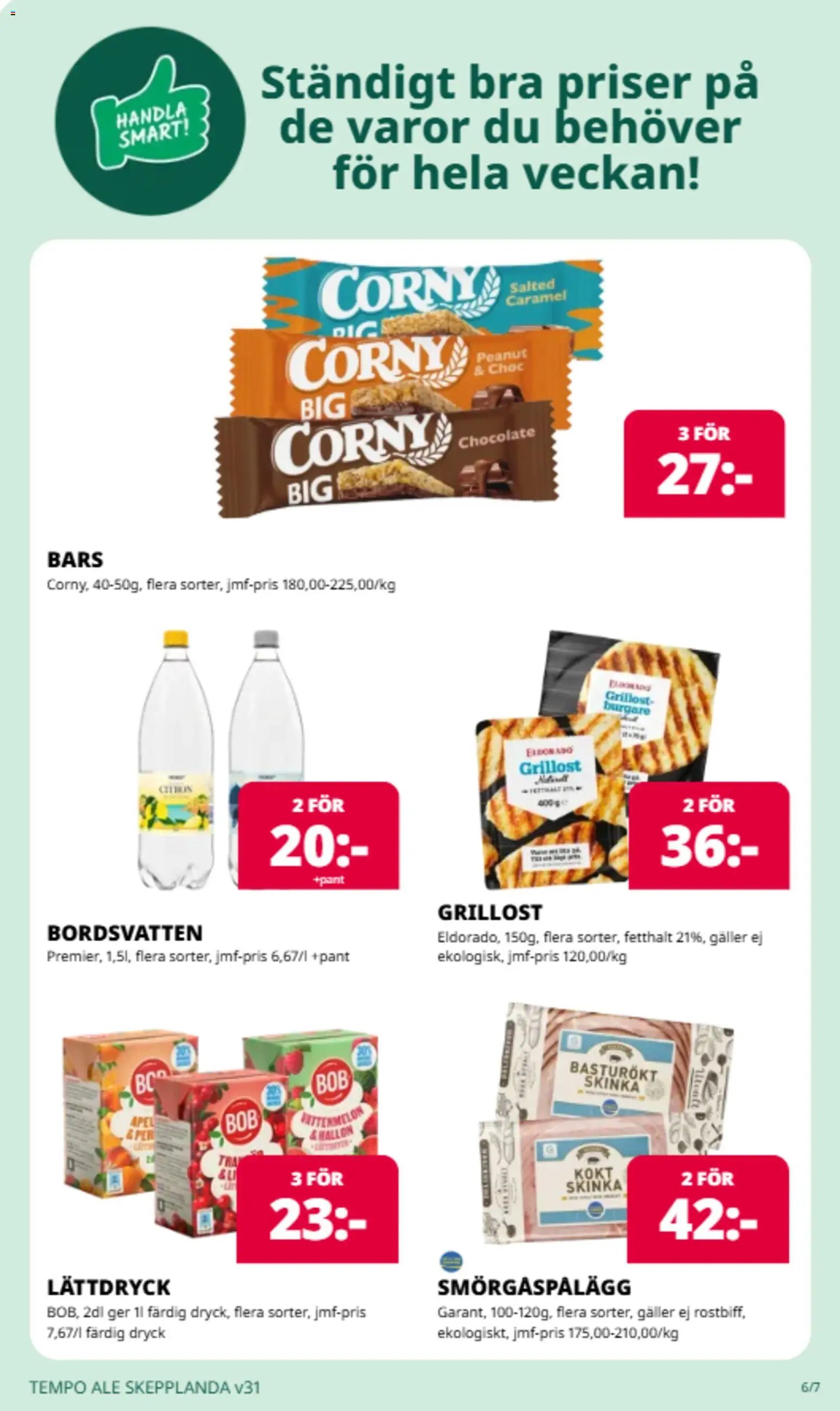 Tempo erbjudanden