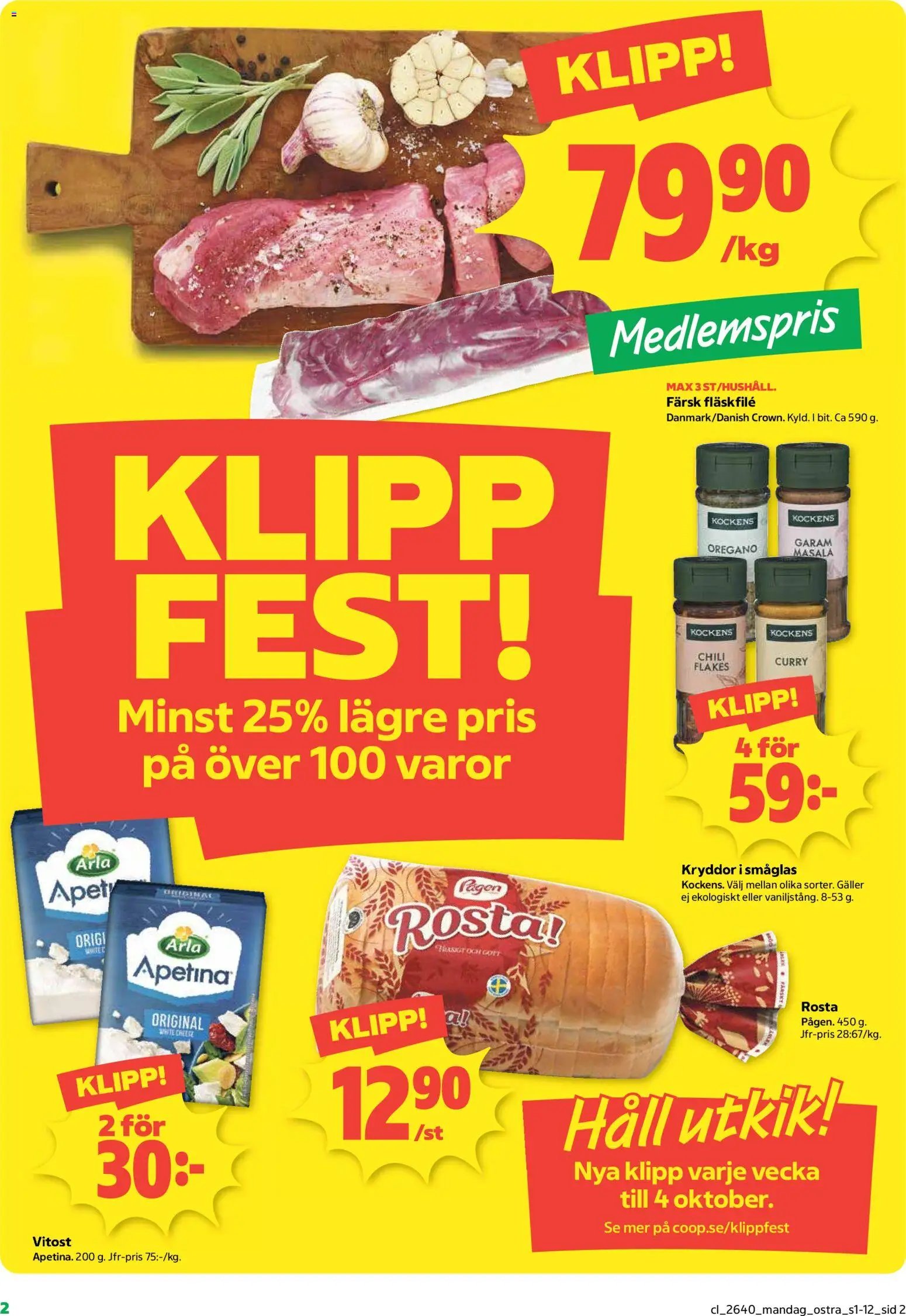 Coop Daglivs erbjudanden