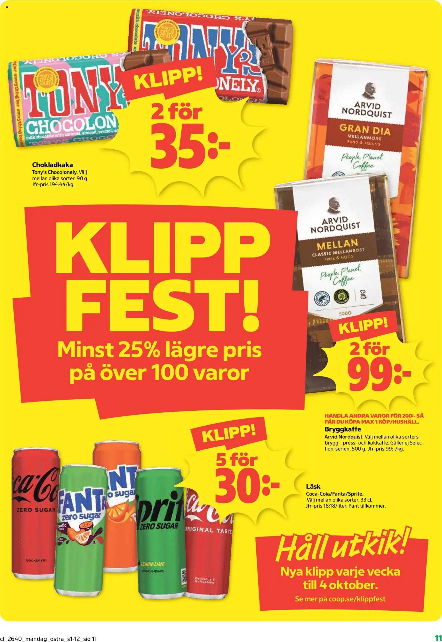 Coop Daglivs erbjudanden