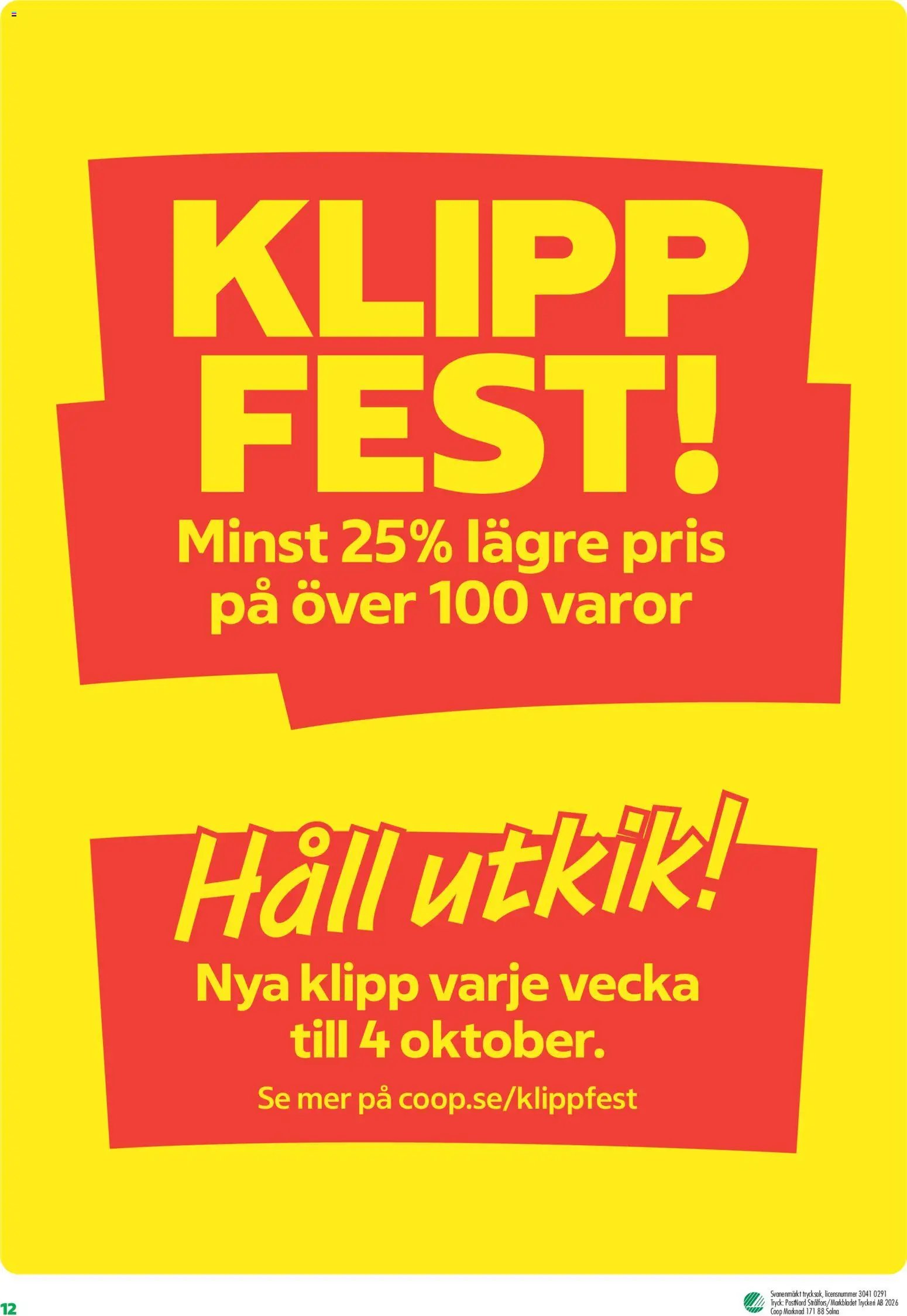 Coop Daglivs erbjudanden
