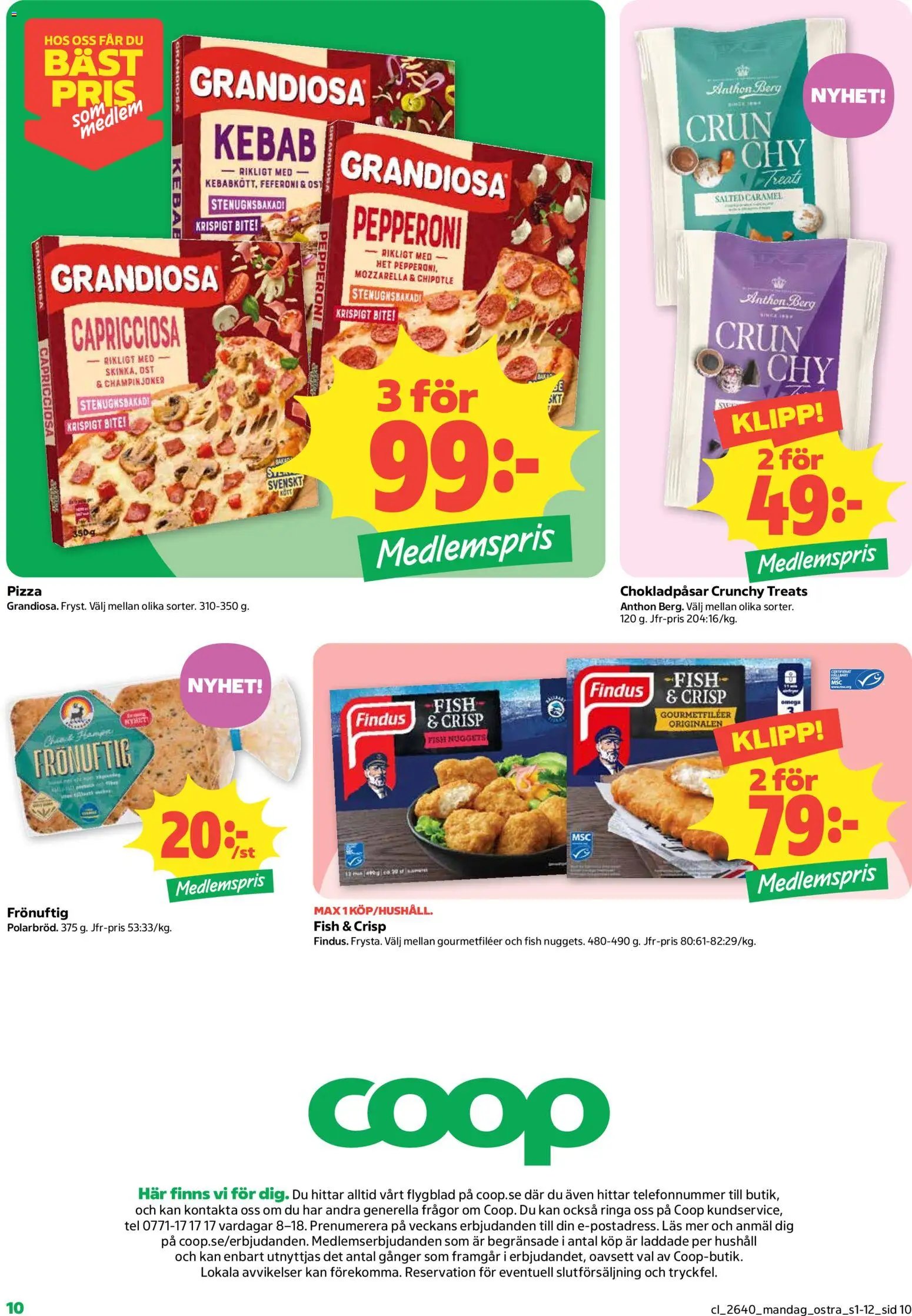 Coop Daglivs erbjudanden