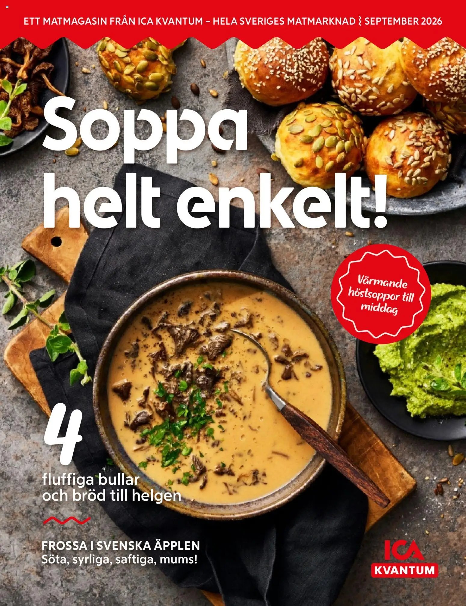 ICA Kvantum ICA Kvantum Matmagasinet september 2026