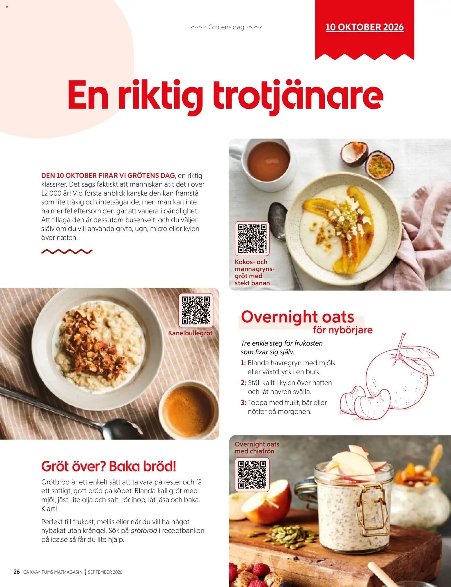ICA Kvantum ICA Kvantum Matmagasinet september 2026