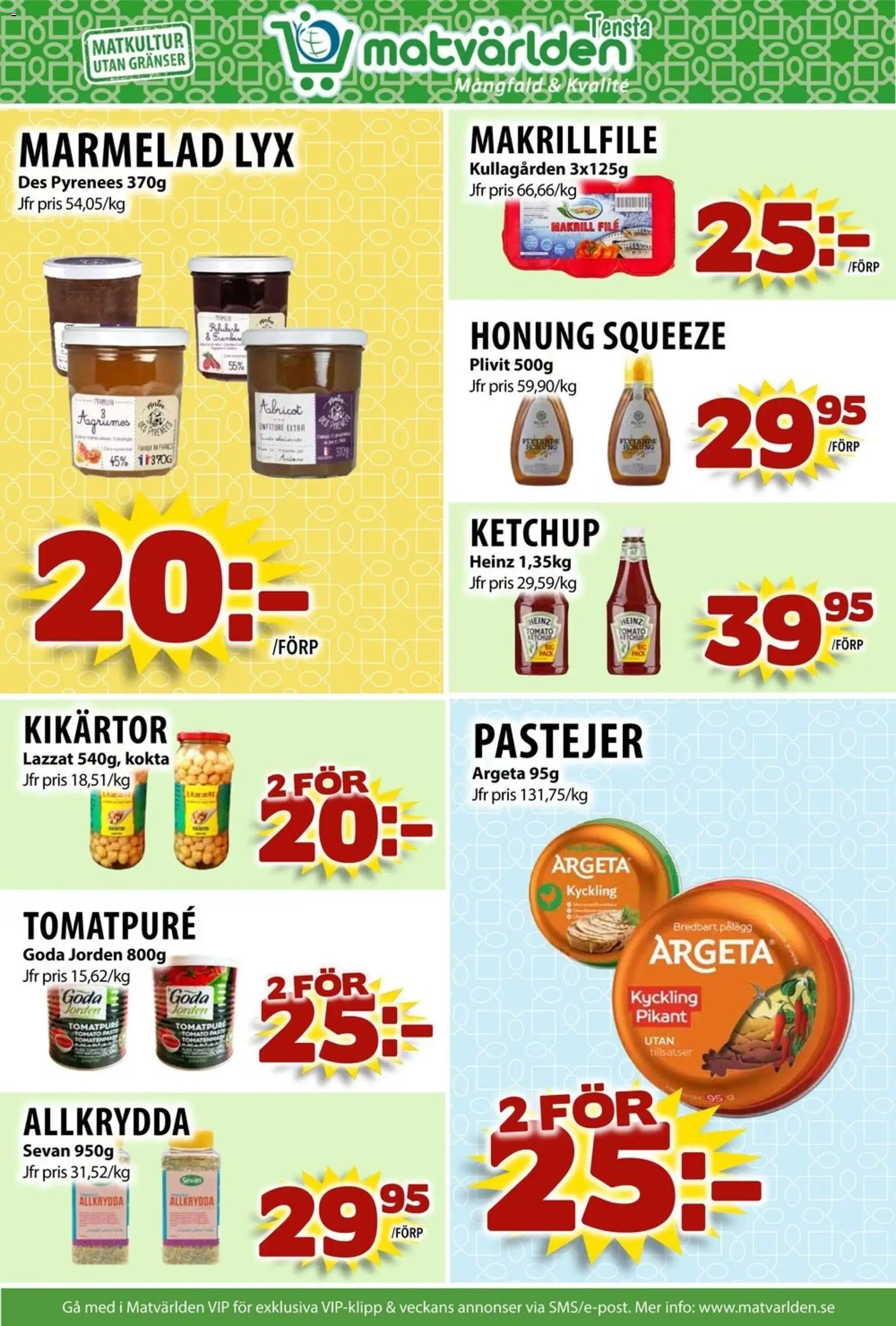 Matvärlden - erbjudanden - Tensta