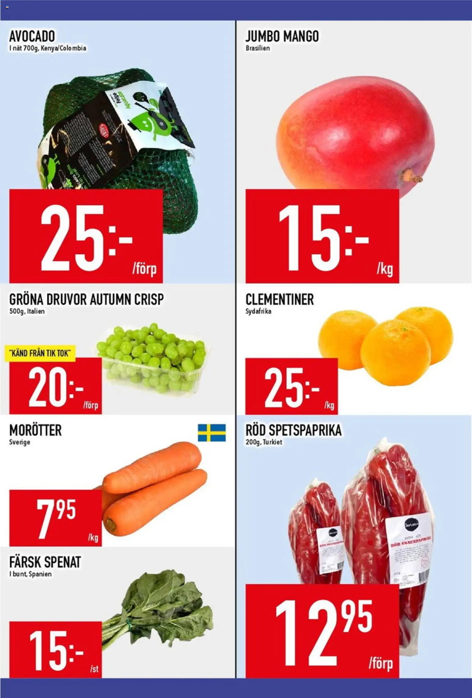 Matdax erbjudanden