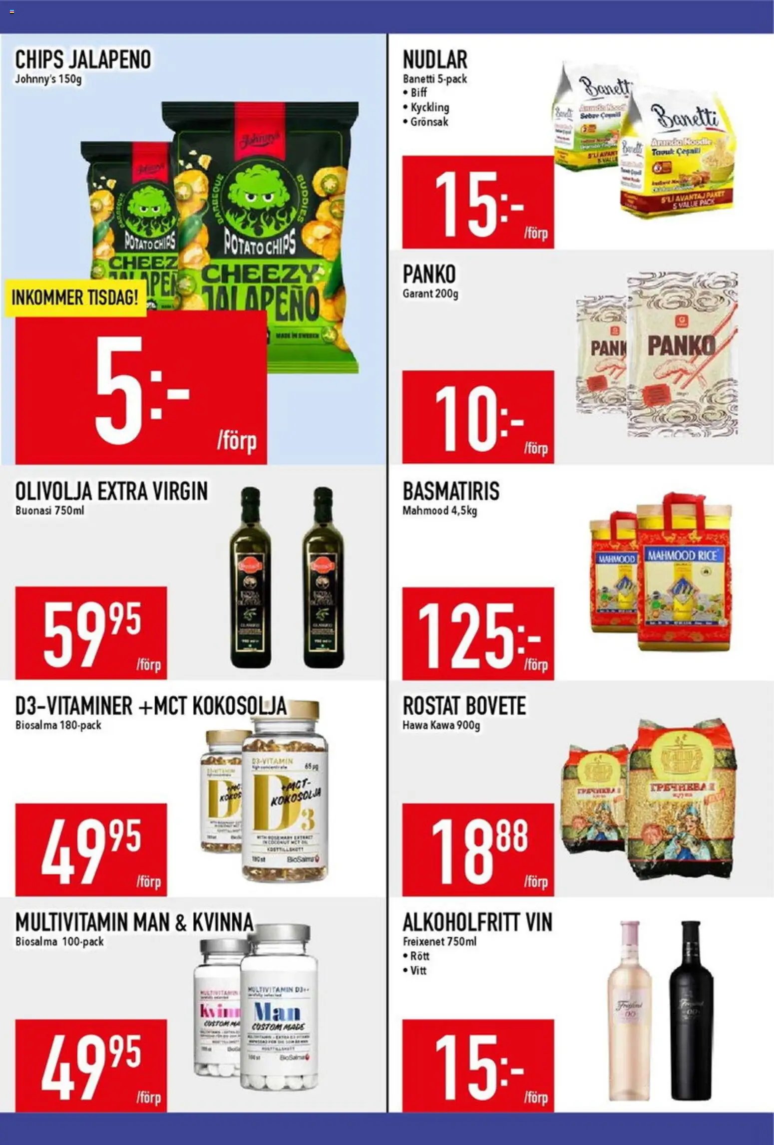 Matdax erbjudanden