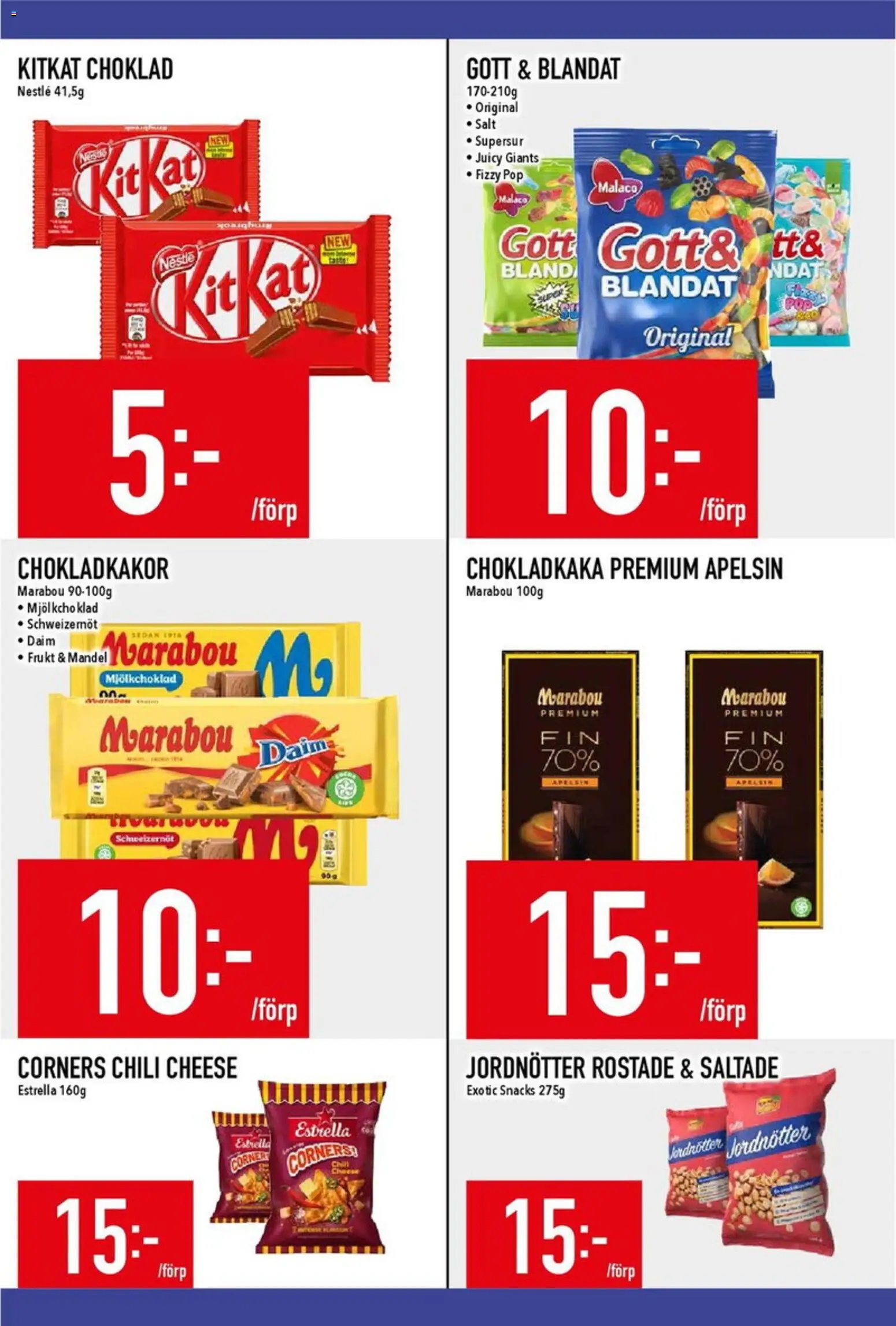 Matdax erbjudanden