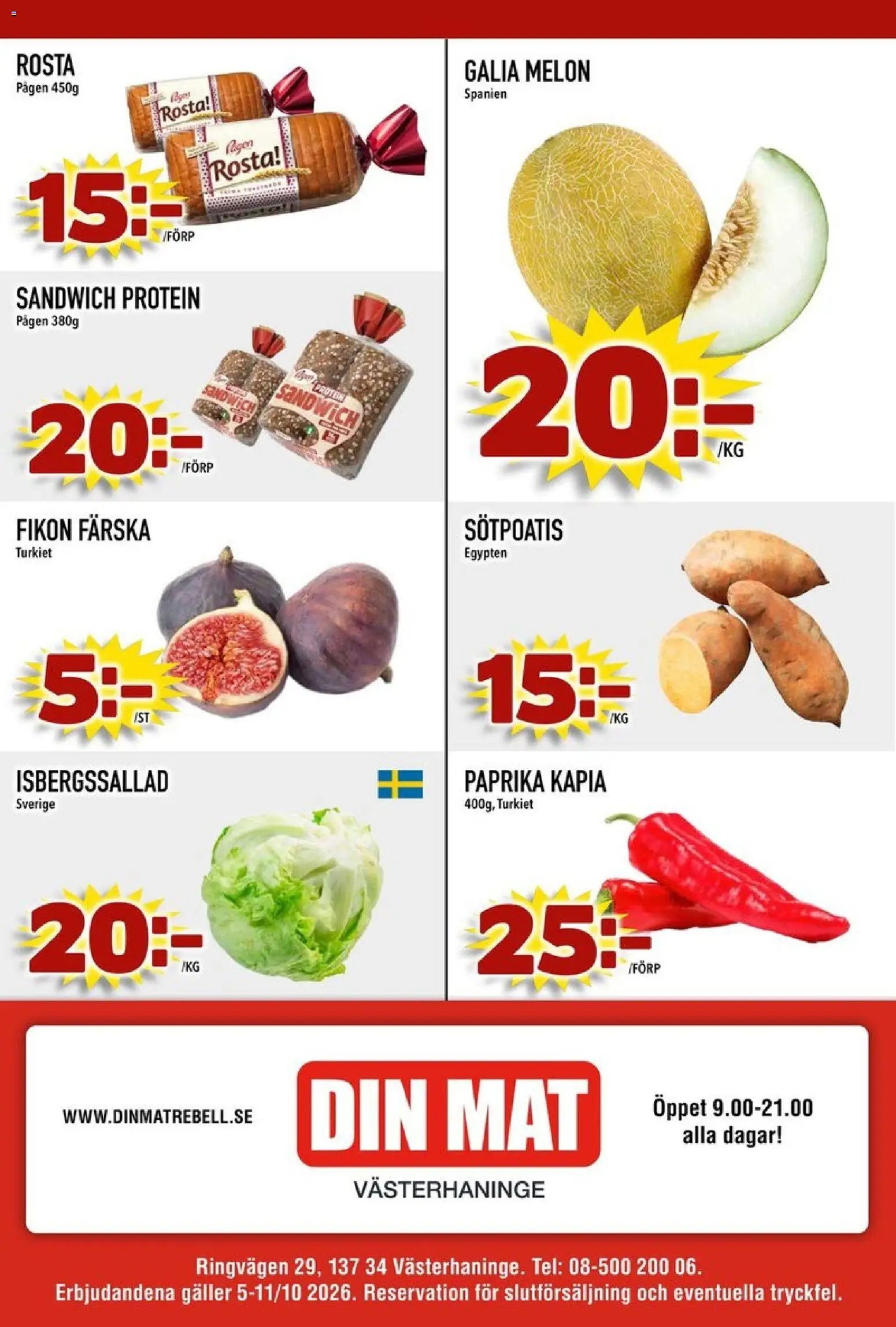 Din Mat erbjudanden