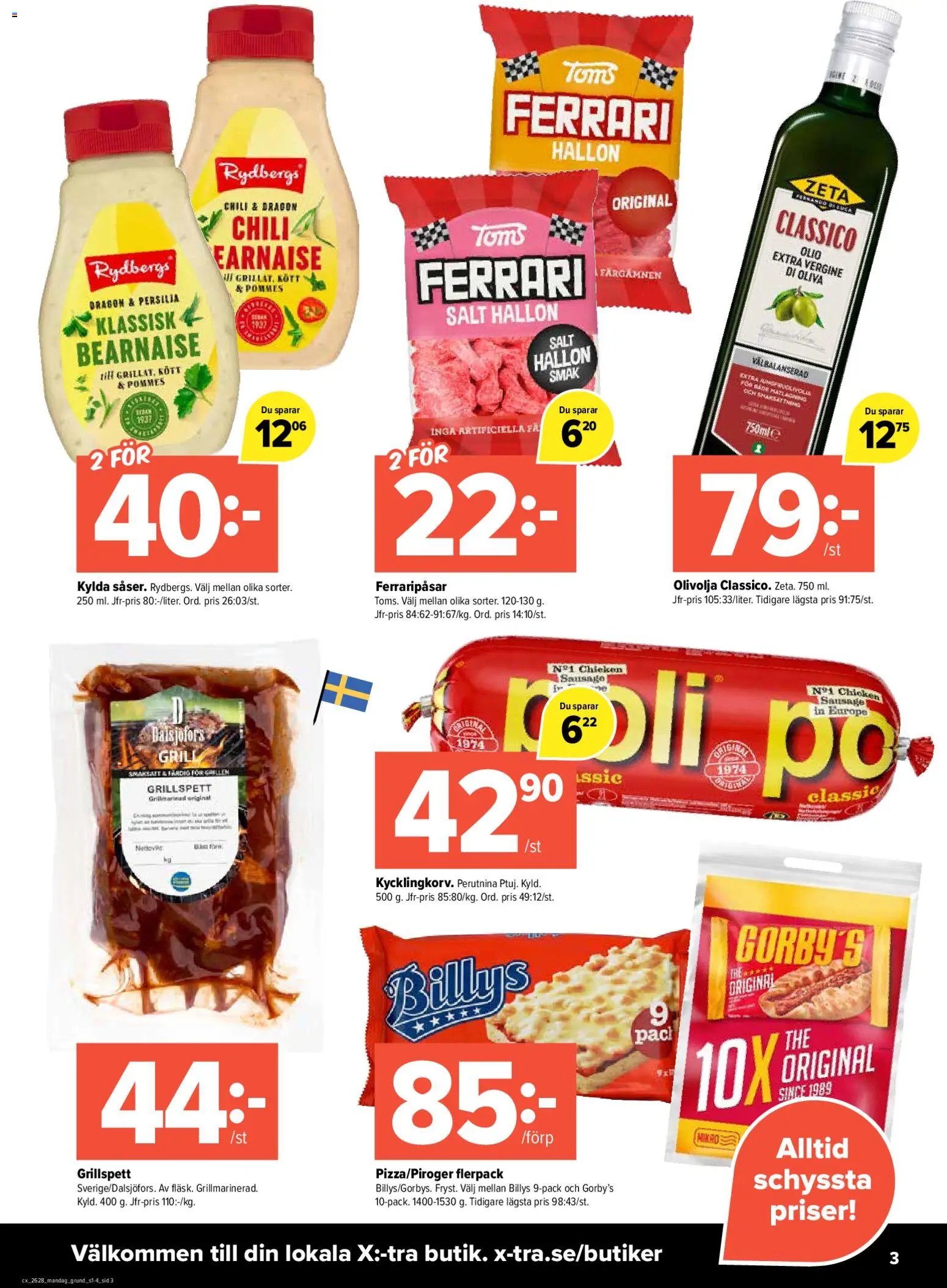Coop X:-TRA erbjudanden