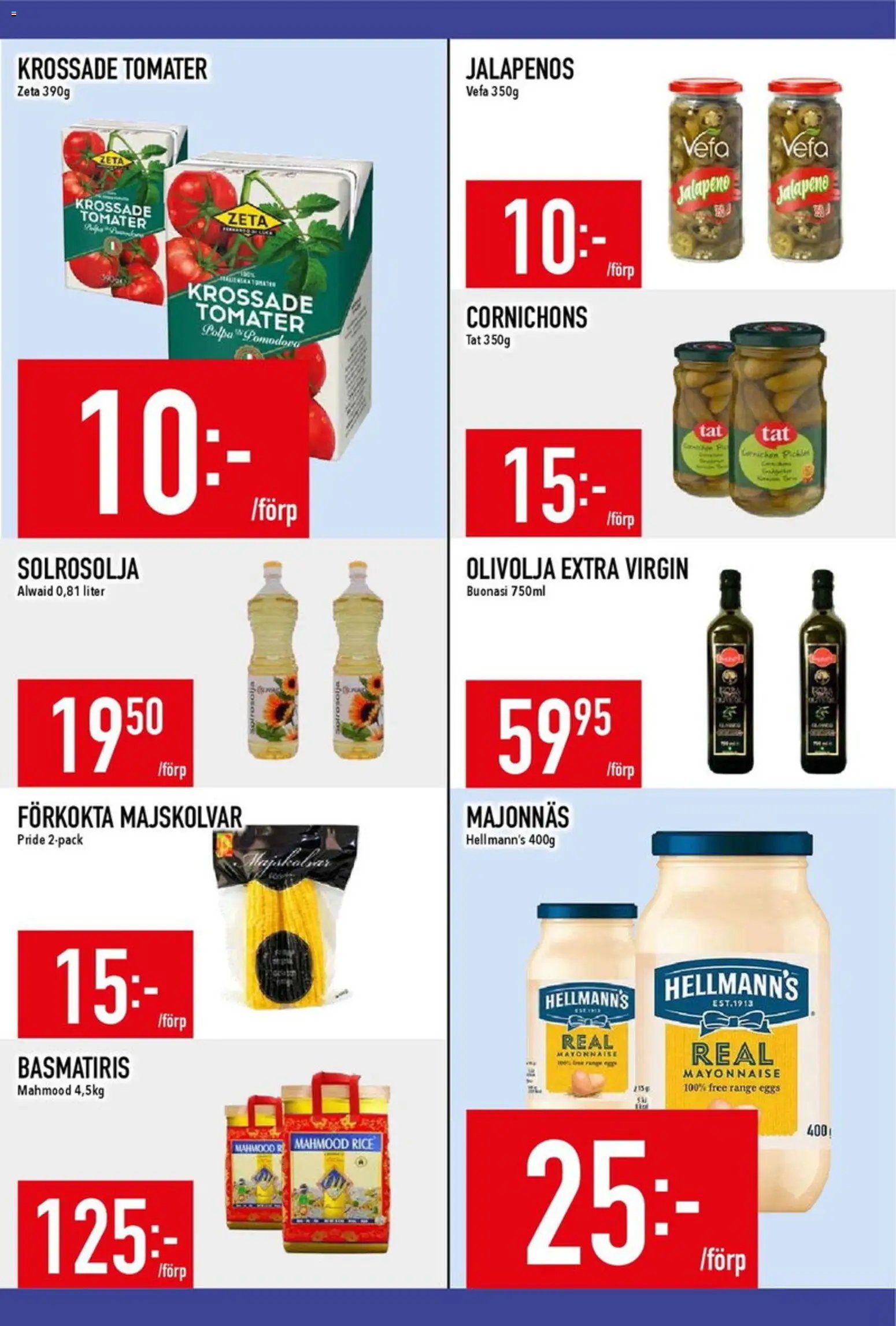 Matdax erbjudanden