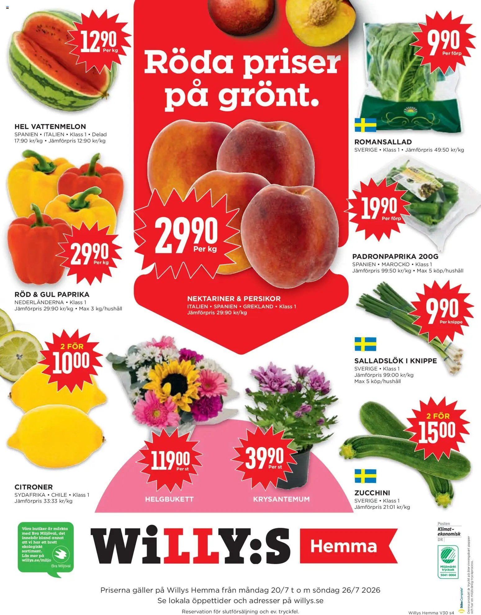 Willys erbjudanden Hemma