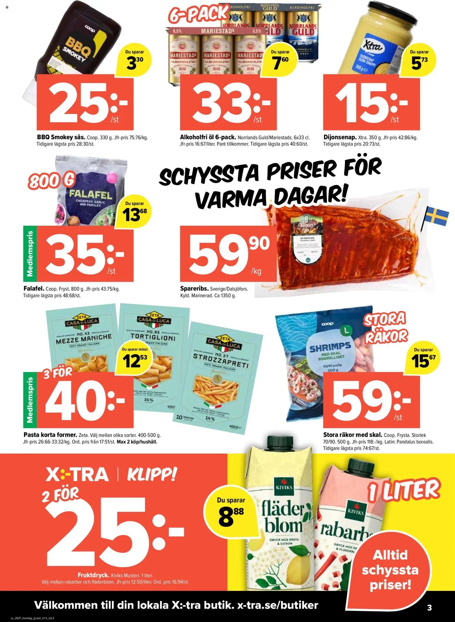 Coop X:-TRA erbjudanden