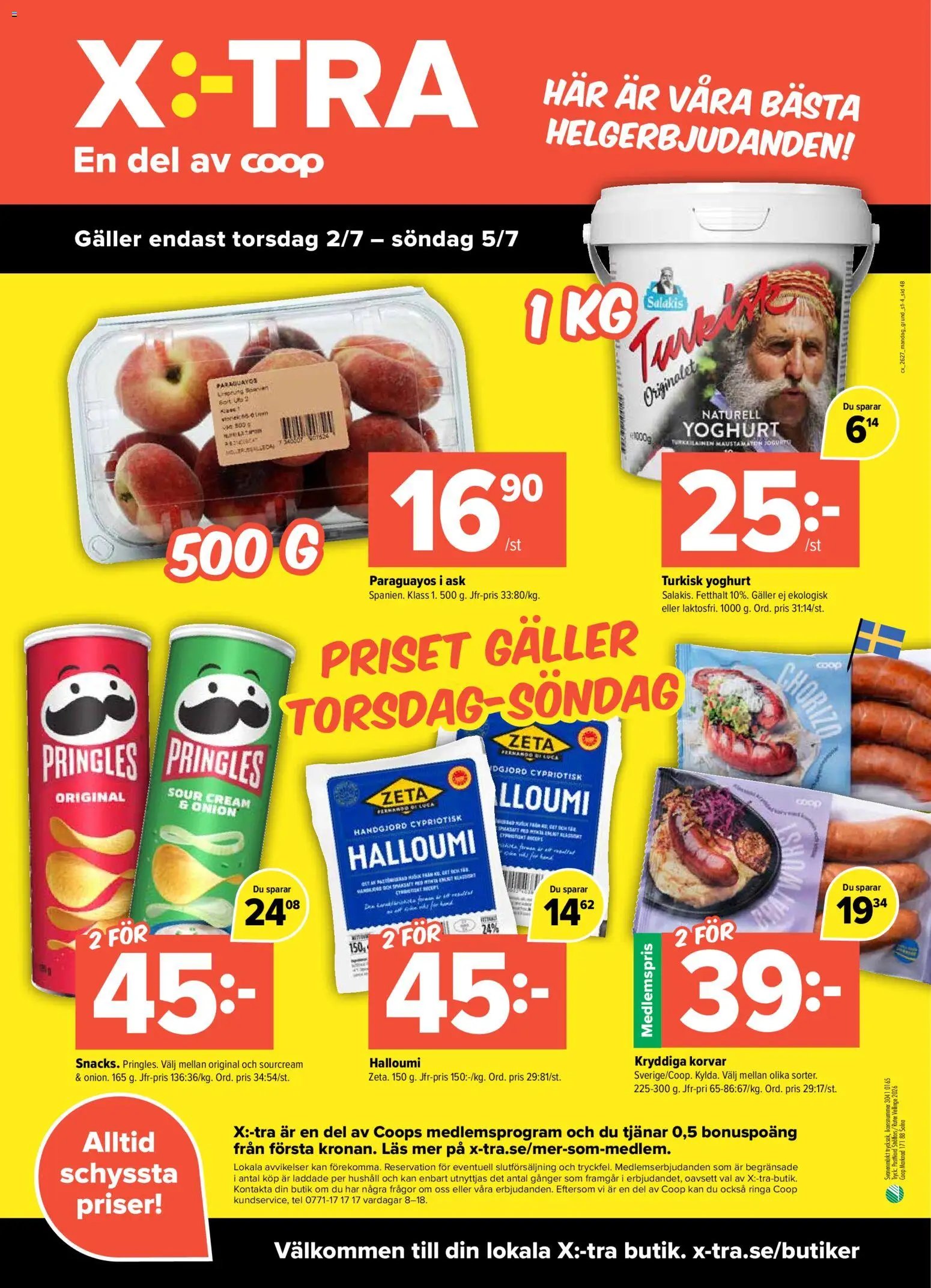 Coop X:-TRA erbjudanden