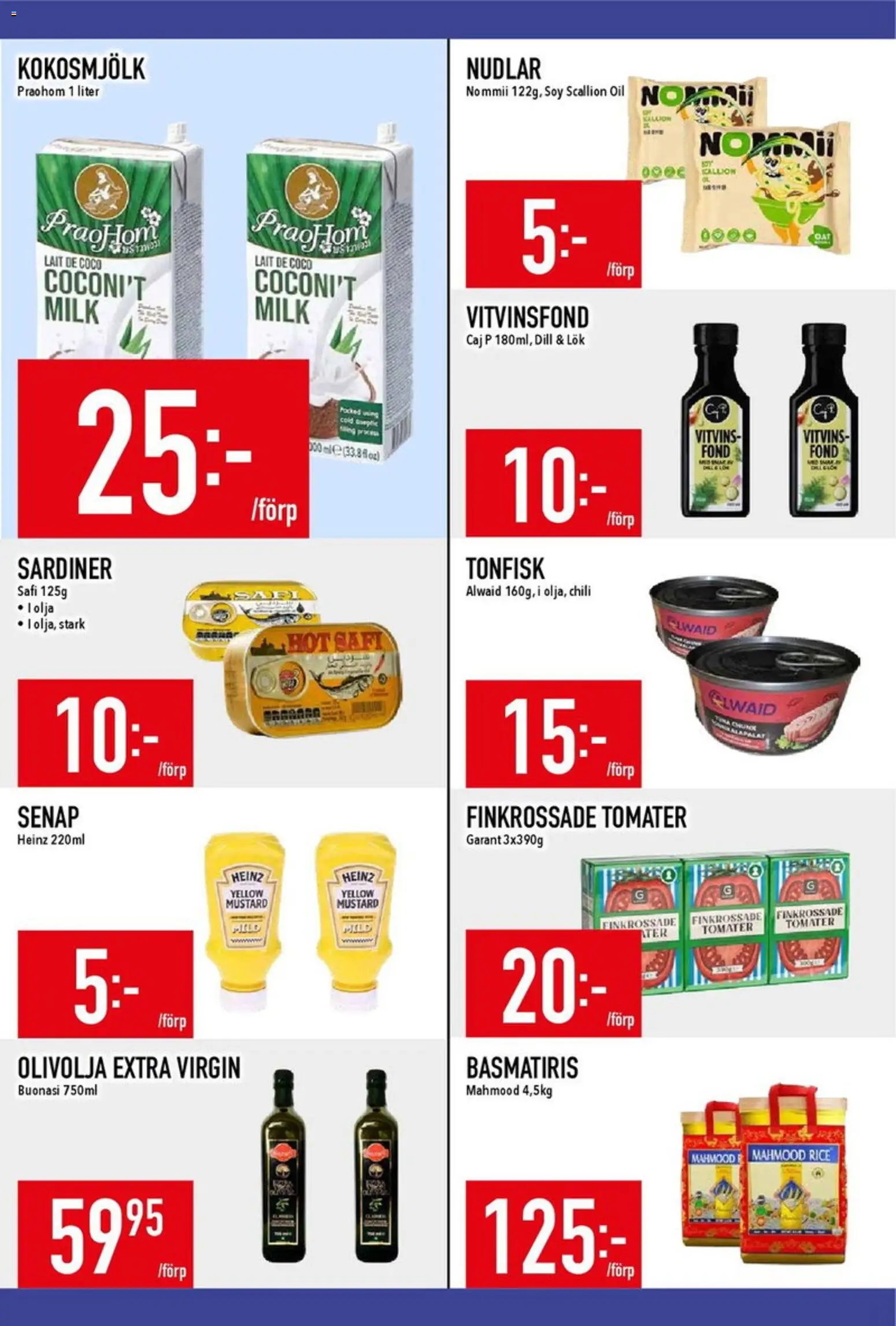 Matdax erbjudanden