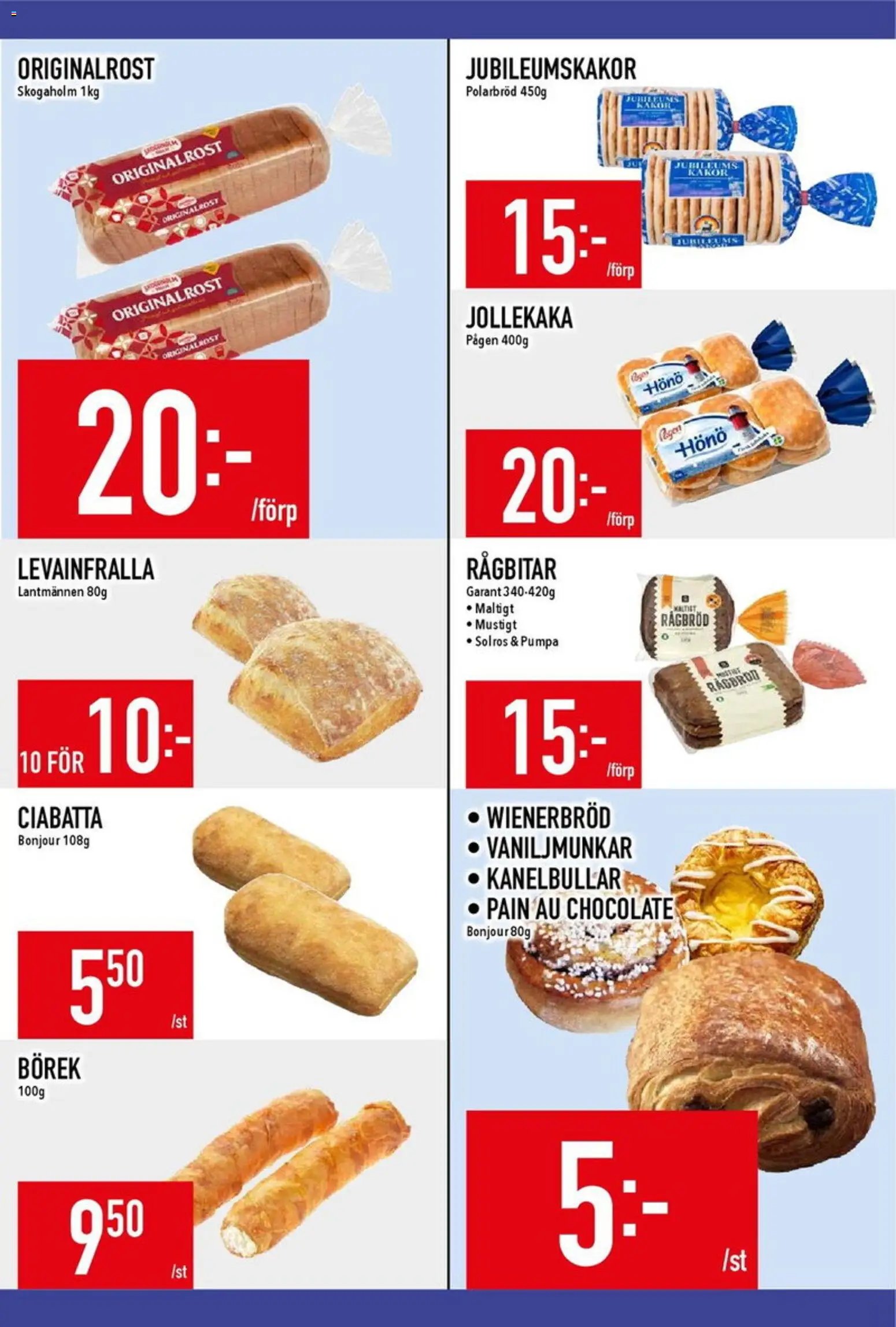 Matdax erbjudanden