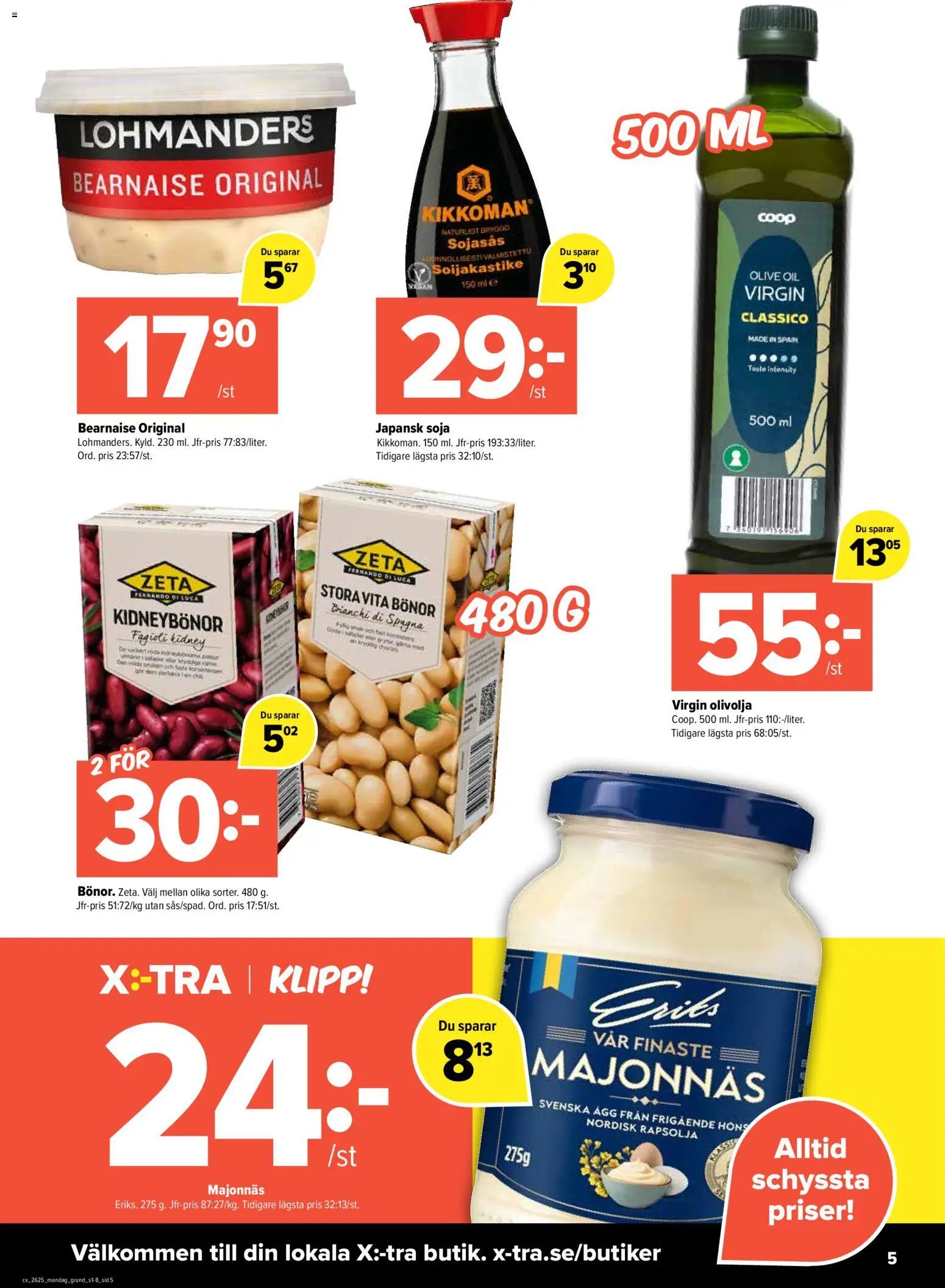 Coop Daglivs erbjudanden xtra