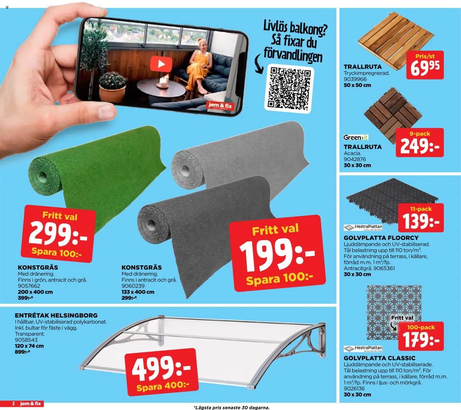 Jem & Fix erbjudanden