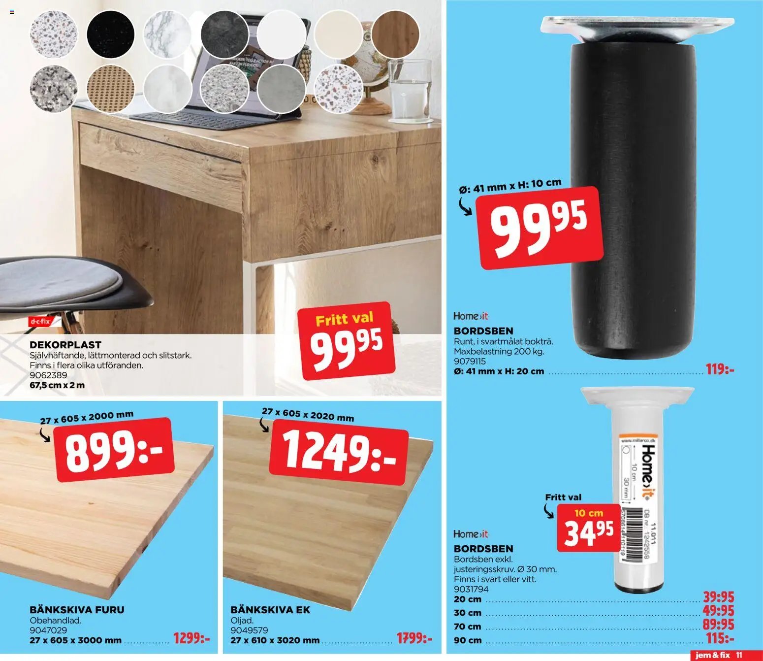 Jem & Fix erbjudanden