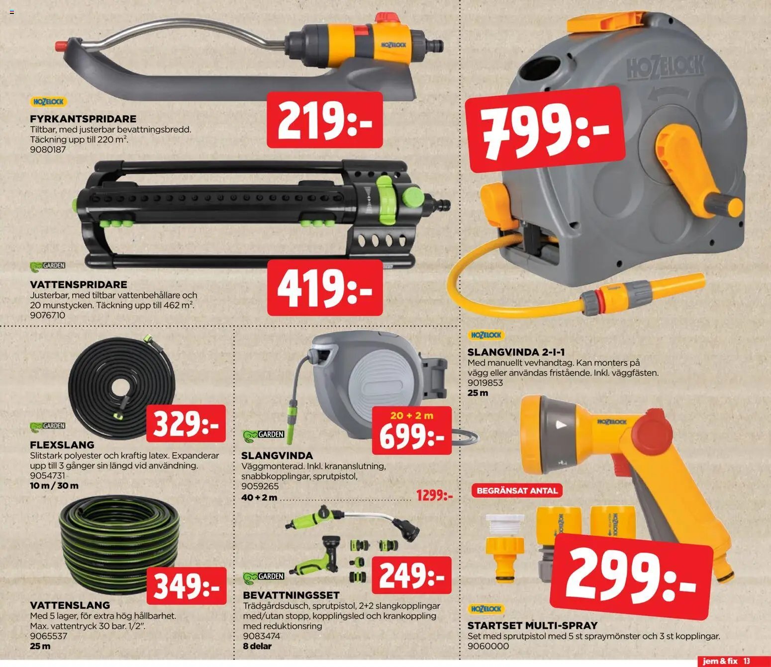 Jem & Fix erbjudanden
