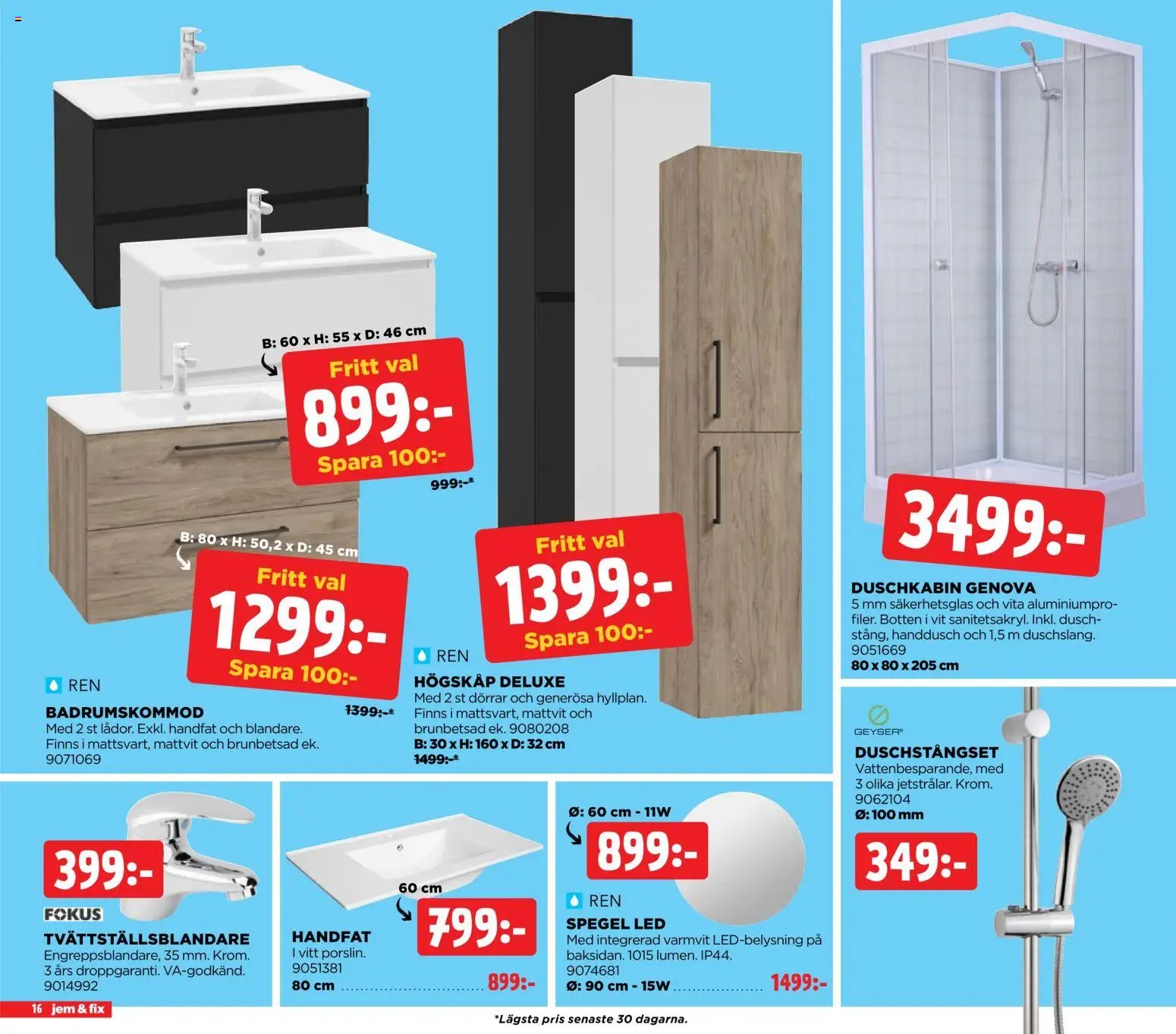 Jem & Fix erbjudanden