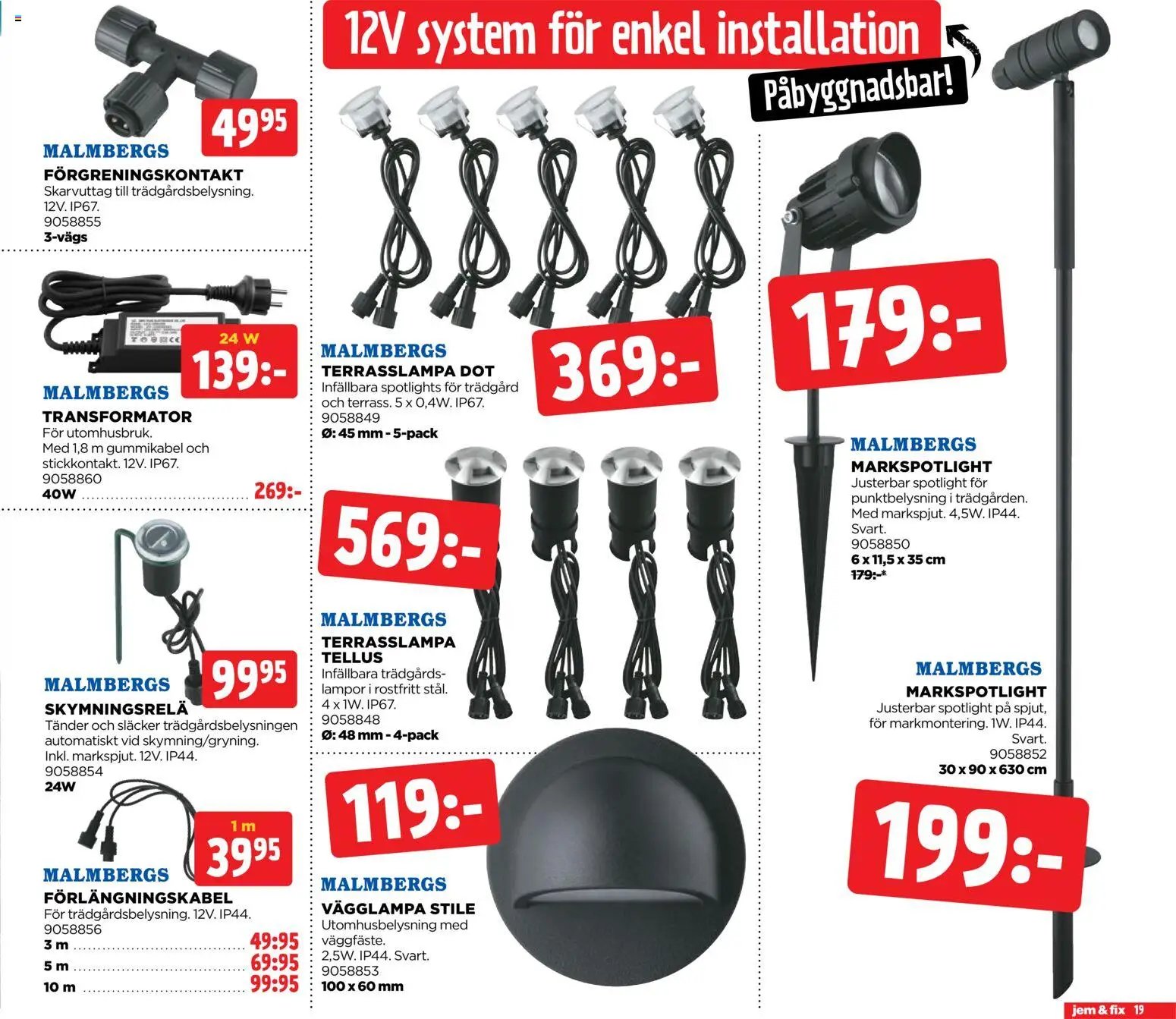 Jem & Fix erbjudanden
