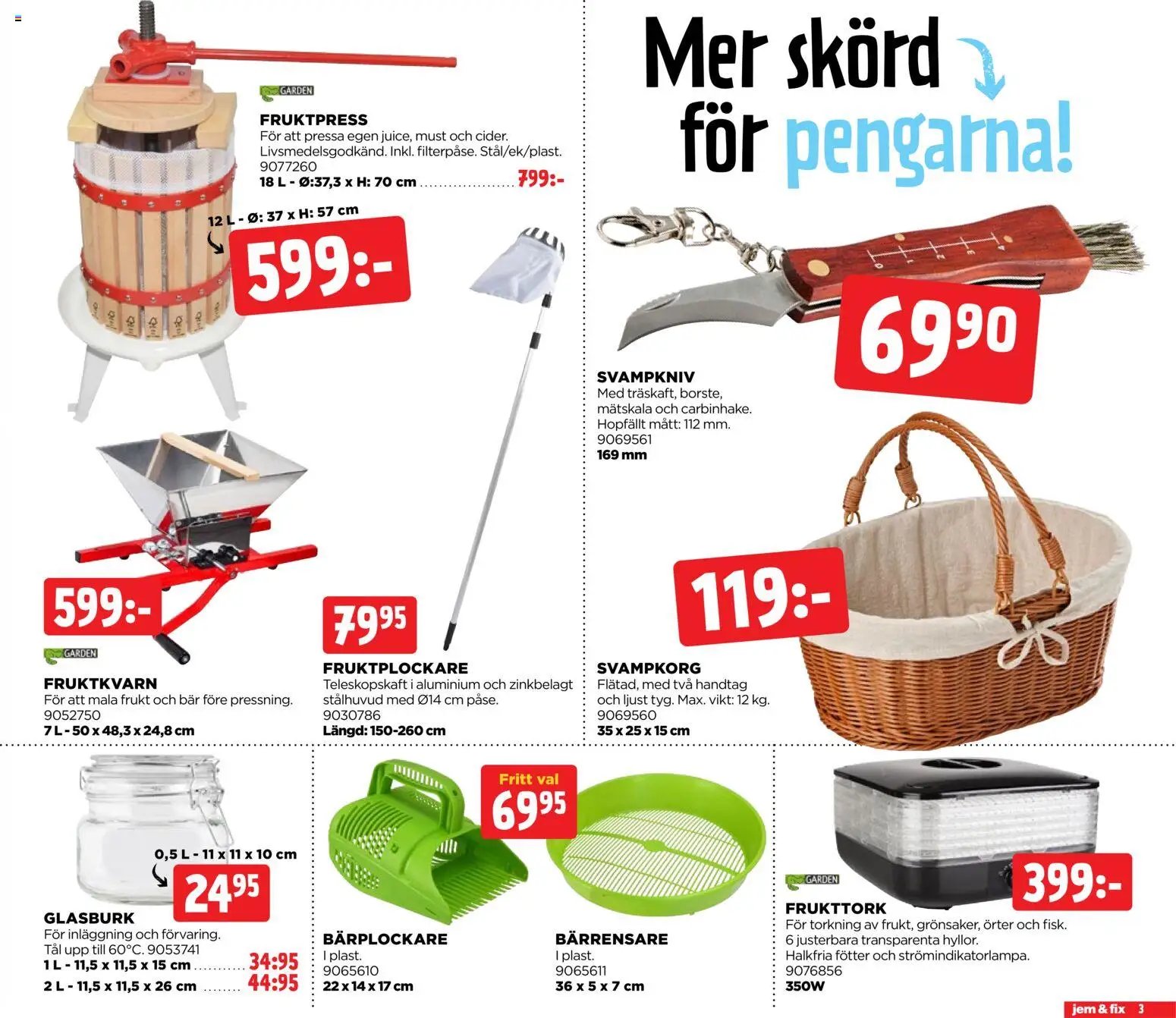Jem & Fix erbjudanden