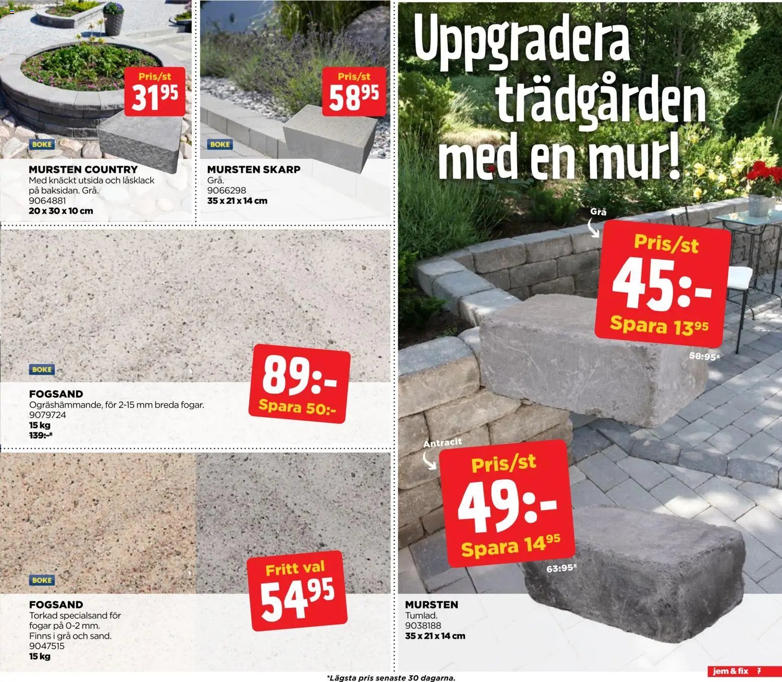 Jem & Fix erbjudanden