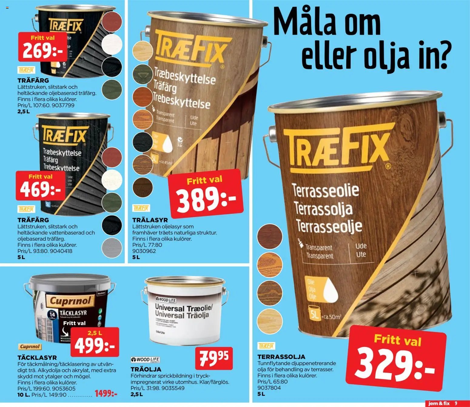 Jem & Fix erbjudanden