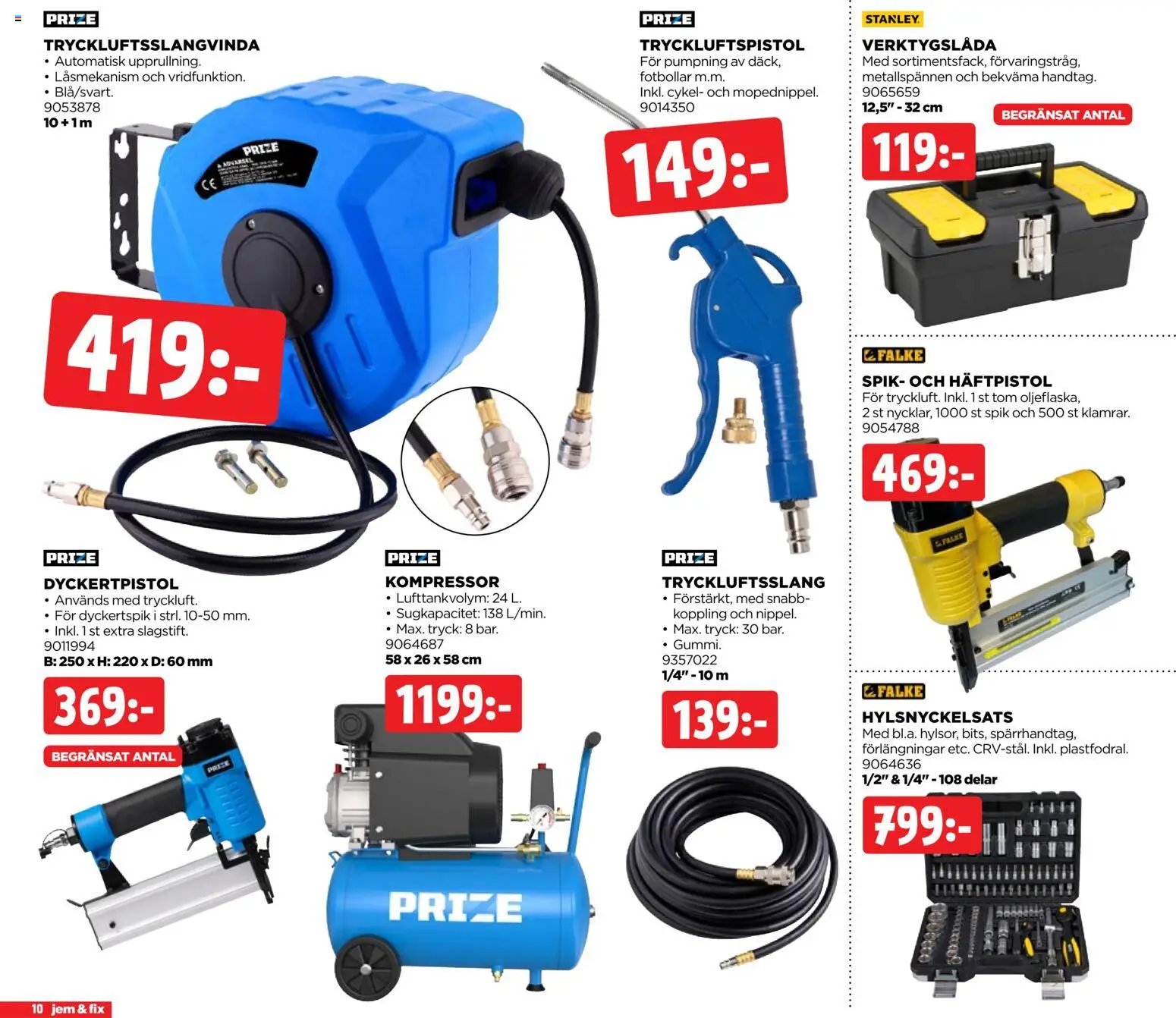 Jem & Fix erbjudanden
