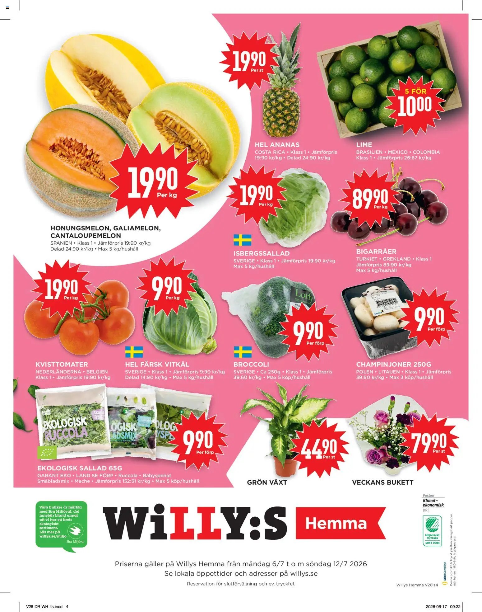 Willys erbjudanden Hemma