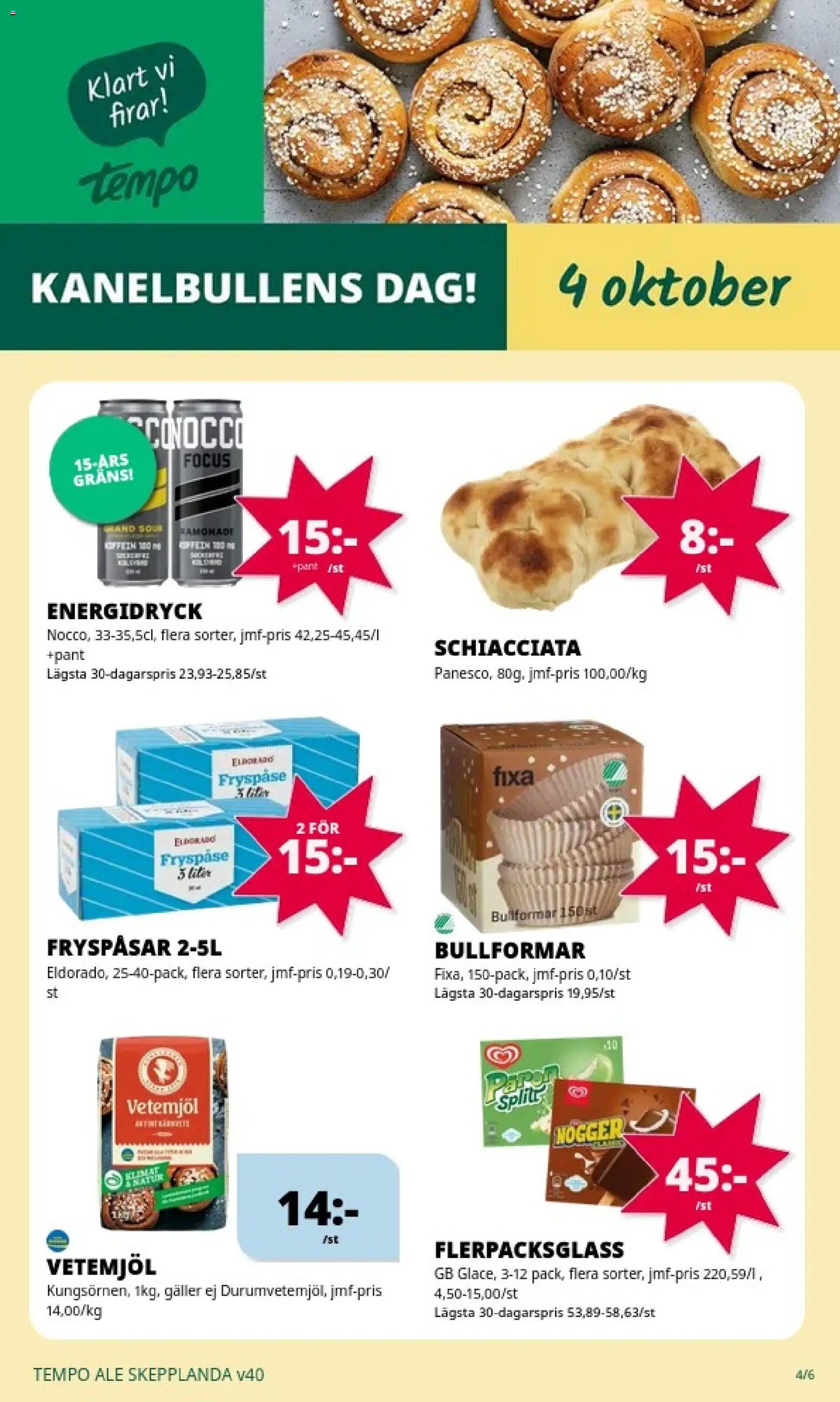 Tempo erbjudanden