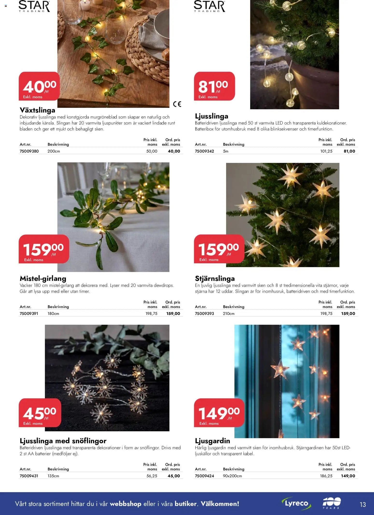 Lyreco erbjudanden julfolder