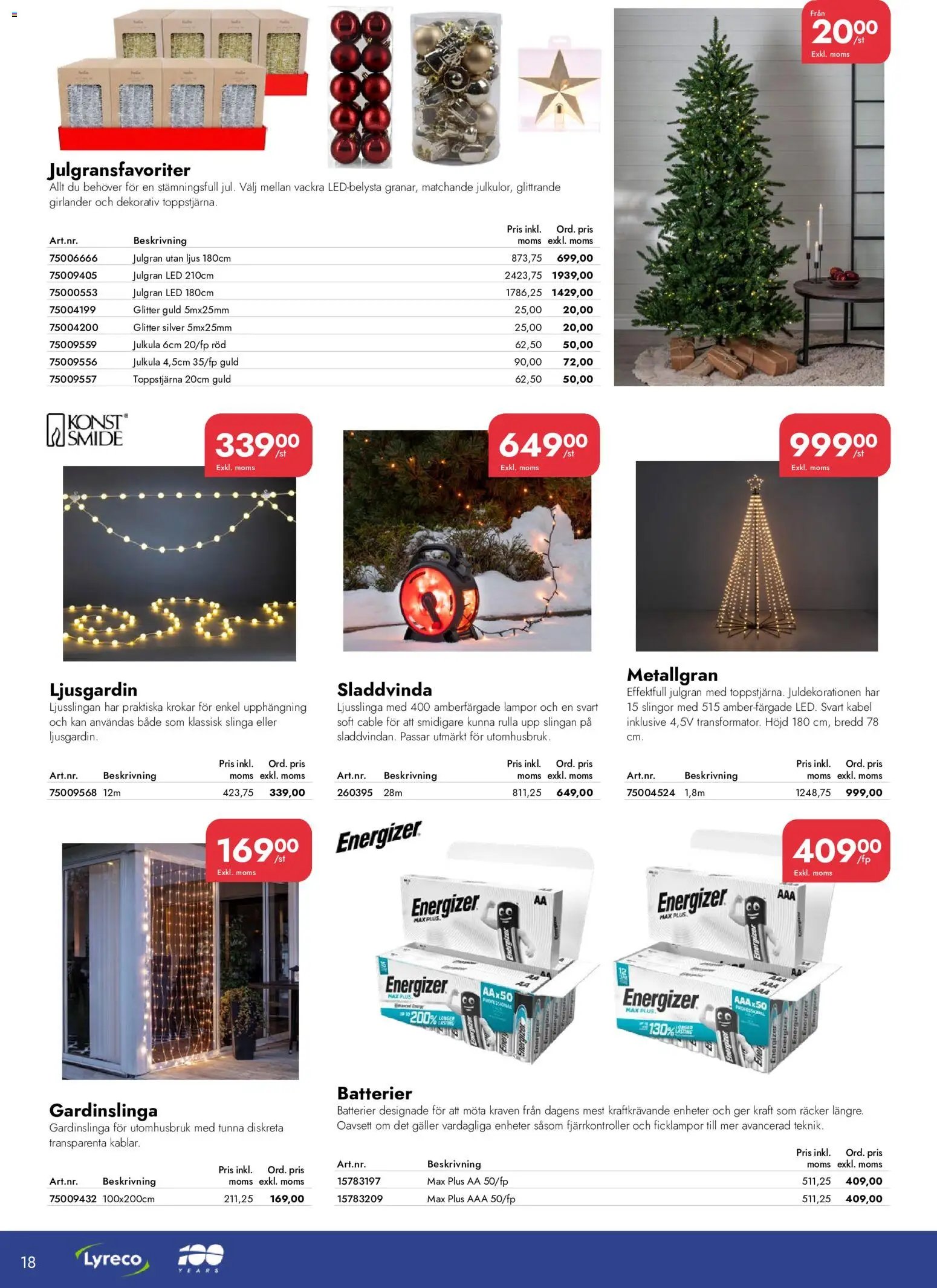 Lyreco erbjudanden julfolder